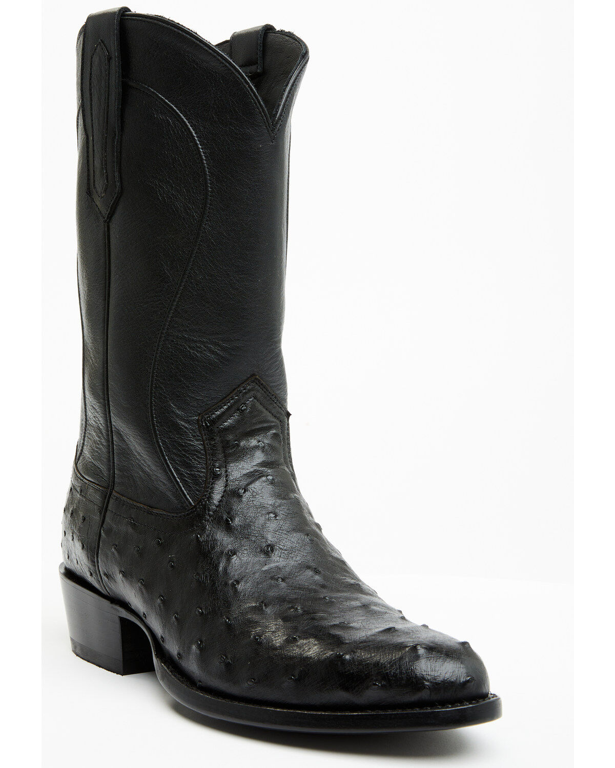 Cody James Black 1978&reg; Men's Chapman Exotic Full-Quill Ostrich Western Boots - Round Toe