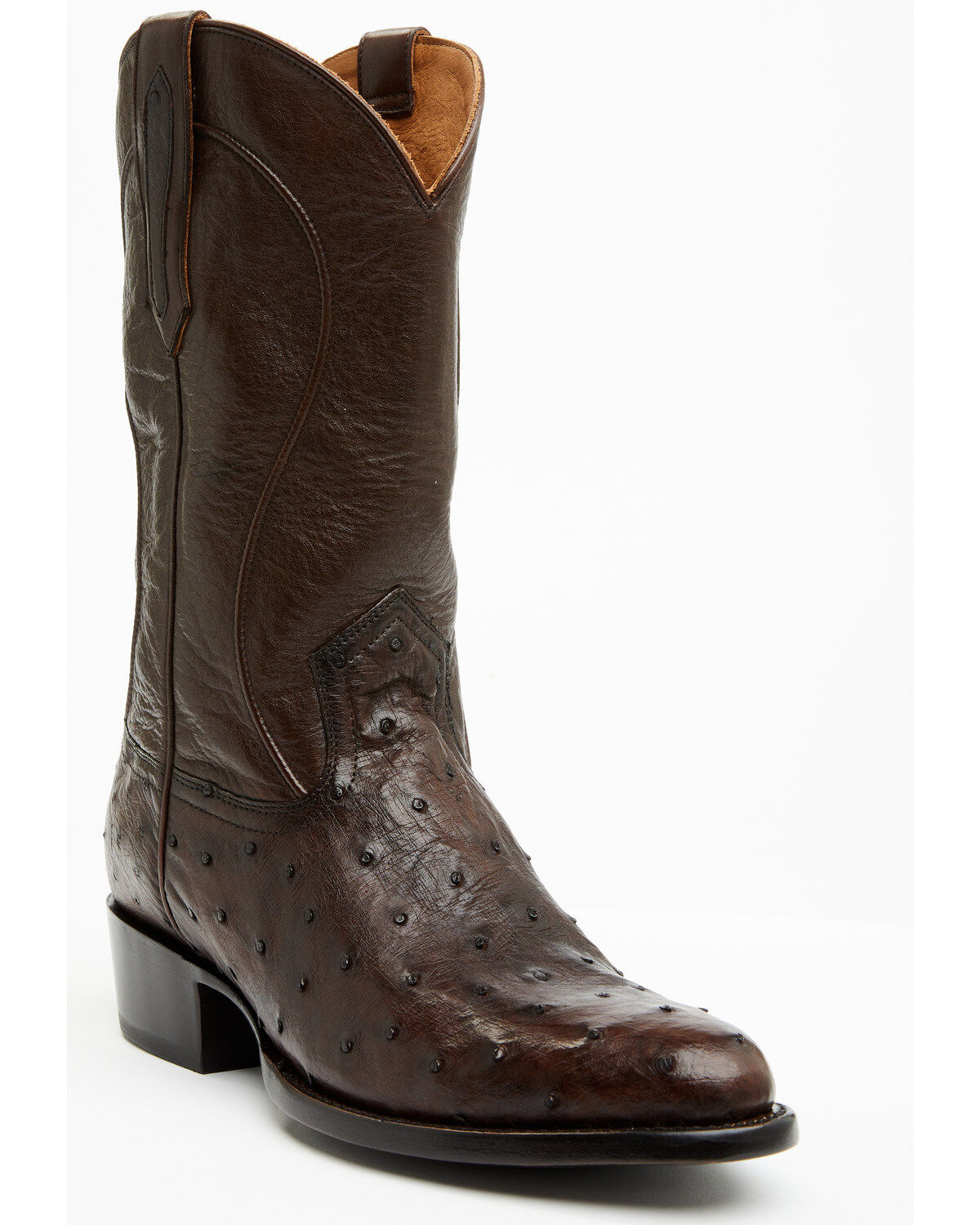 Cody James Black 1978&reg; Men's Chapman Exotic Full-Quill Ostrich Western Boots - Round Toe