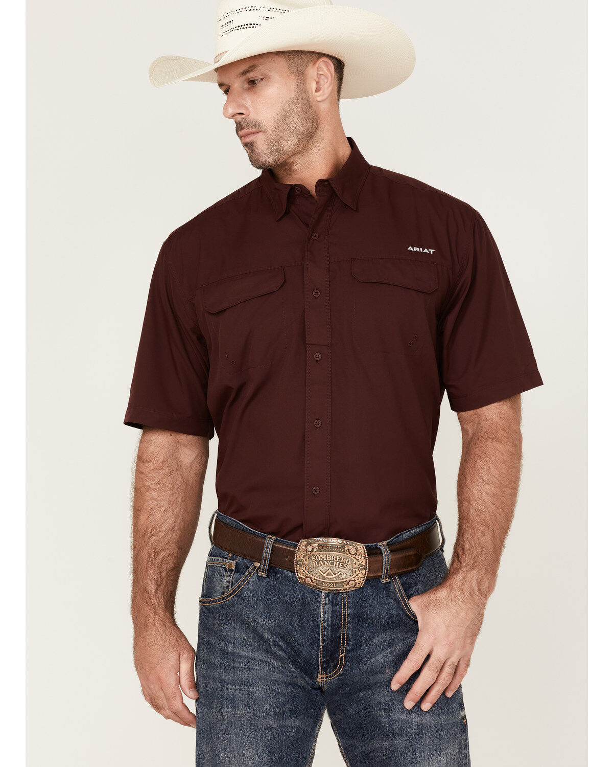 Ariat Men's VentTEK Outbound Short Sleeve Button-Down Shirt - Big