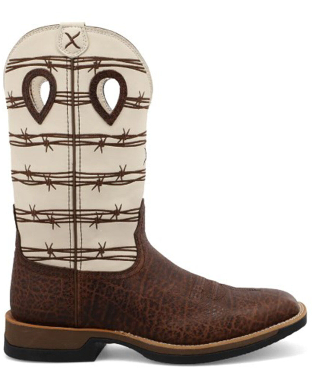 Twisted X Men's 12 Elephant Print Tech X Western Performance Boots - Broad Square Toe