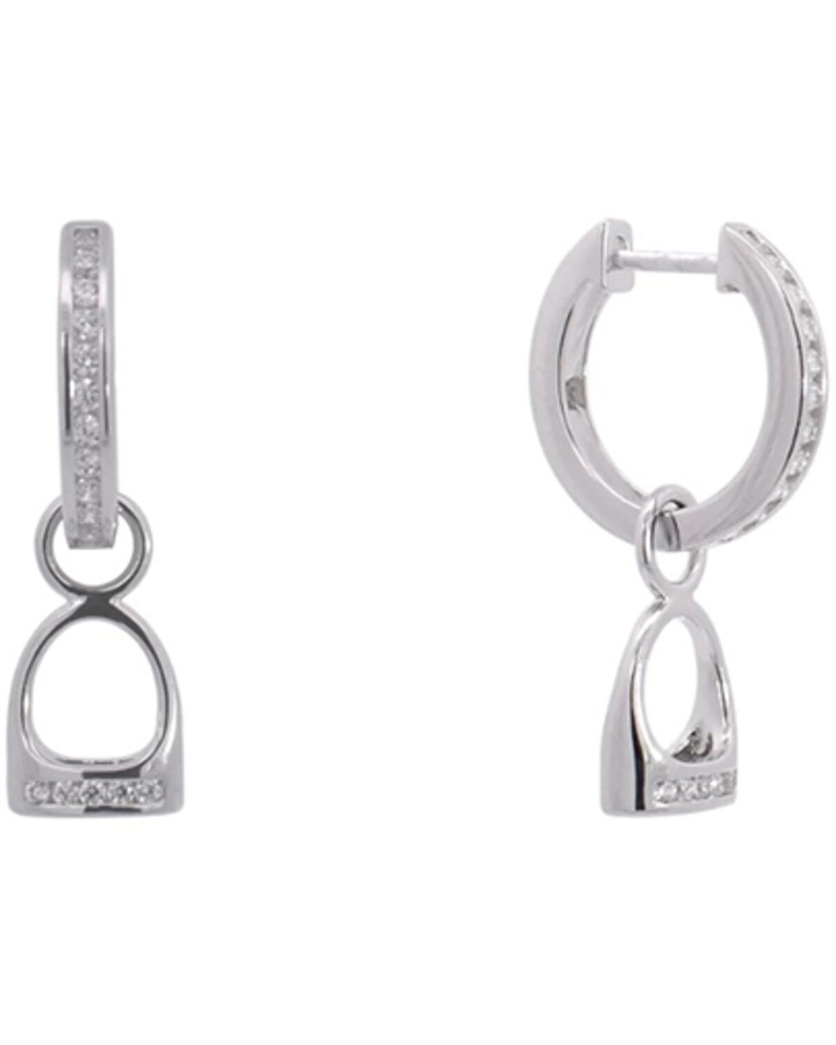Kelly Herd Women's Sterling Silver Hanging English Stirrup Earrings 1 289792-kelly-herd-women-s-sterling-silver-hanging-english-stirrup-earrings-1.jpg