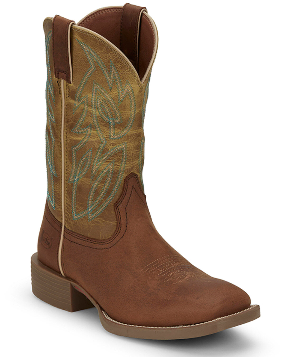 Justin Men's 11 Canter Western Boots - Broad Square Toe 1 290403-justin-men-s-11-canter-western-boots-broad-square-toe-1.jpg