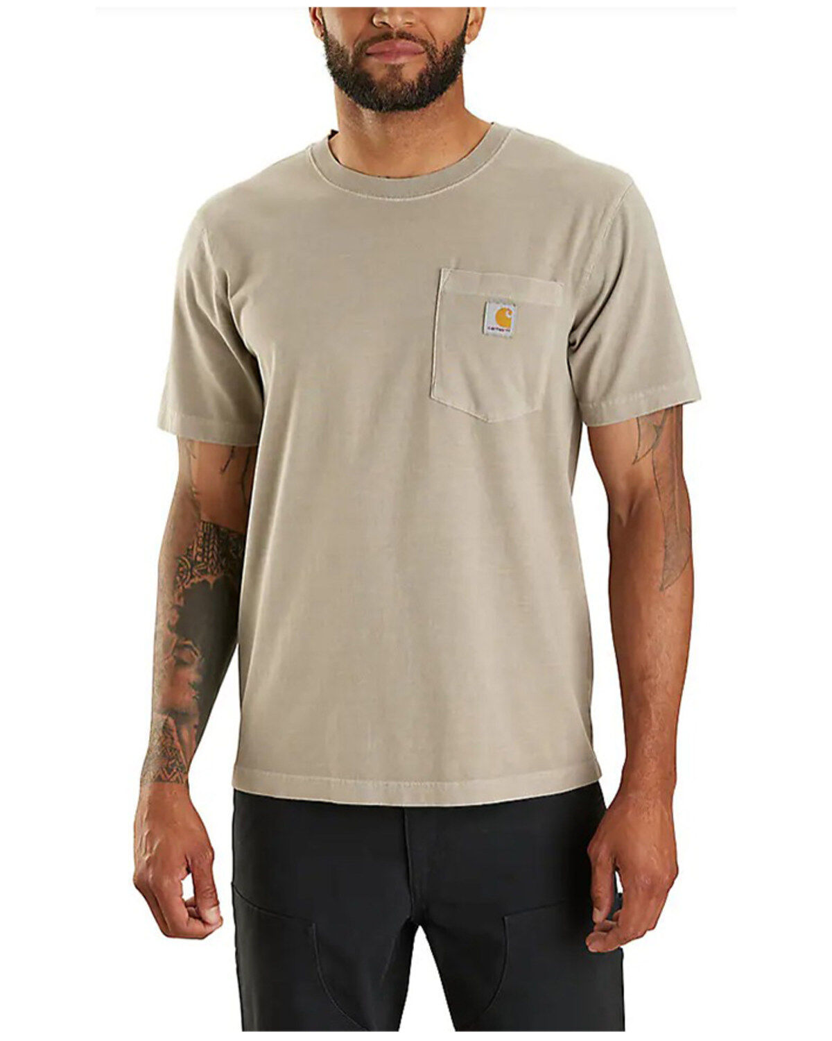 Carhartt Men's Relaxed Fit Lightweight Garment Dyed Short Sleeve Pocket T-Shirt