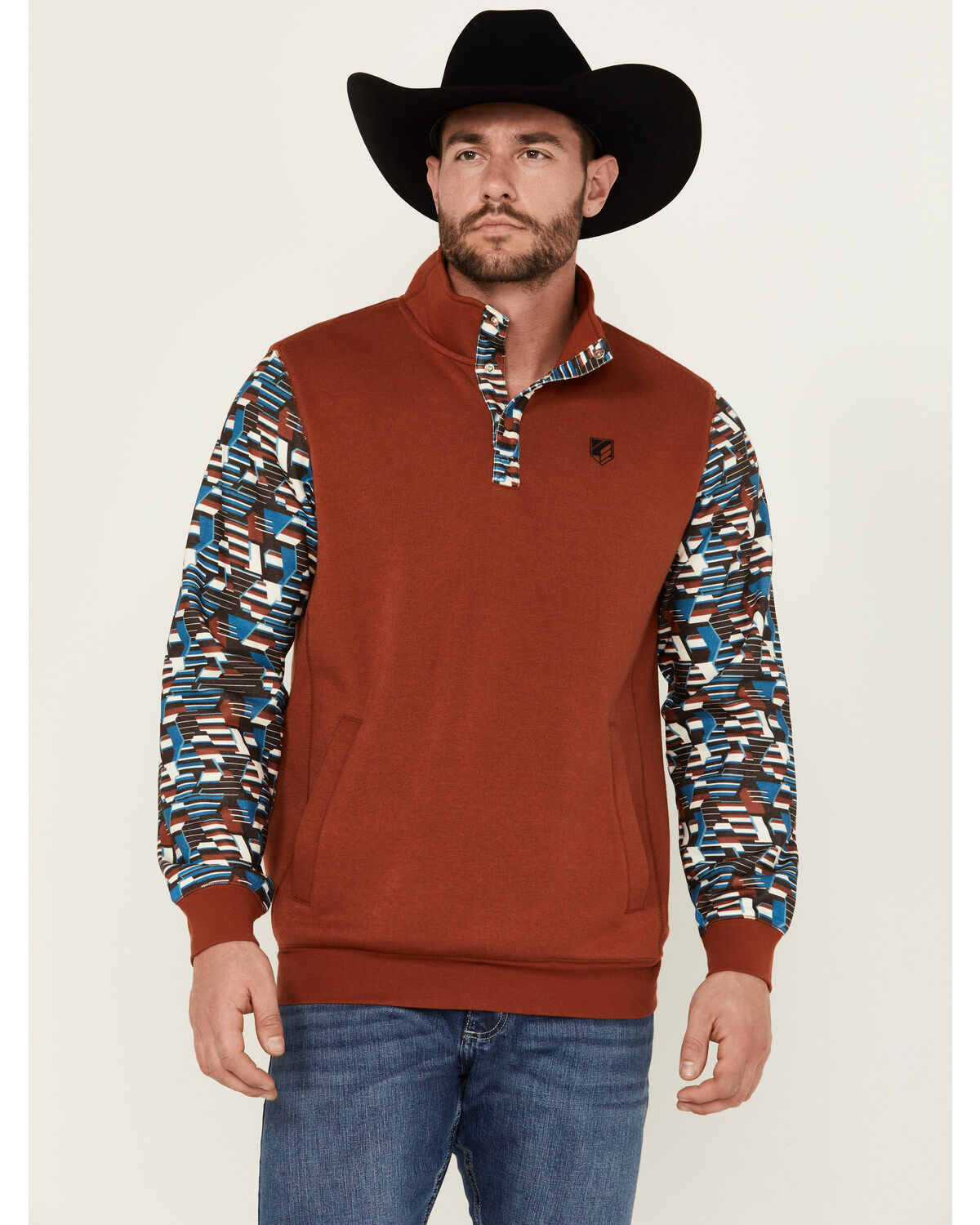 RANK 45&reg; Men's Baygen Colorblock Pullover