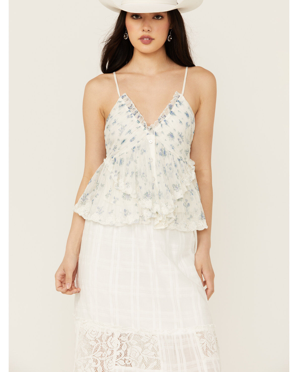 Free People Women's Femme Fatale Printed Cami