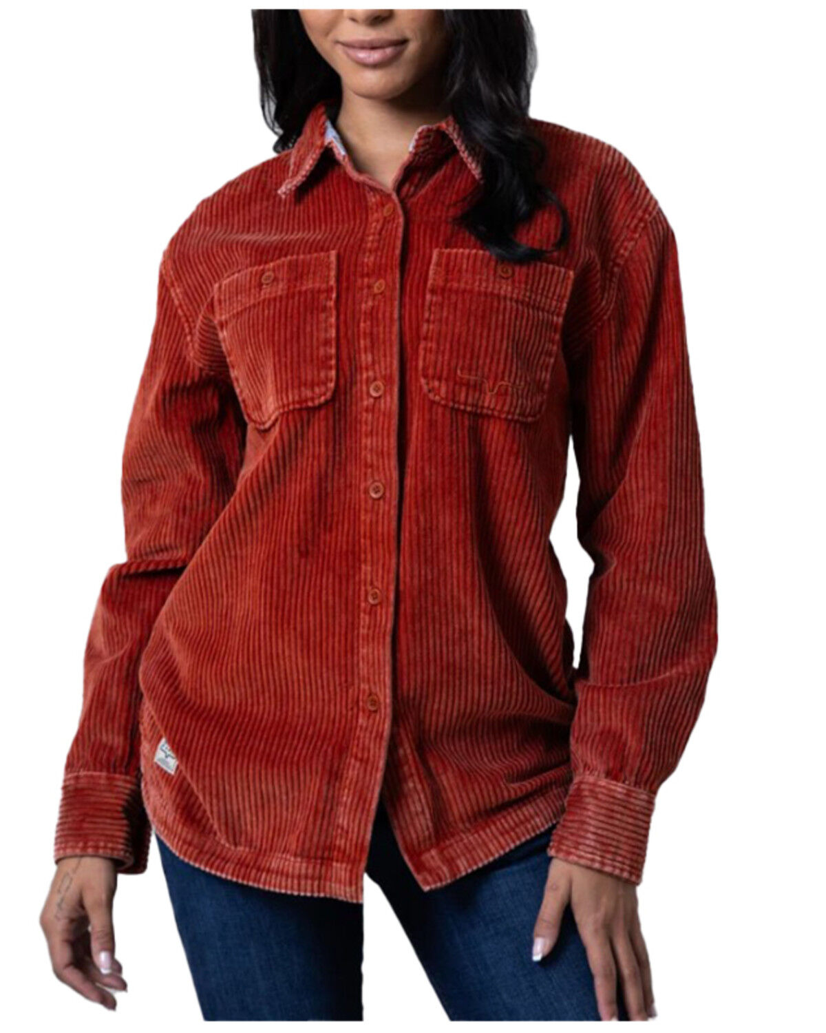 Kimes Ranch Women's Dixon Corduroy Long Sleeve Button-Down Western Shirt