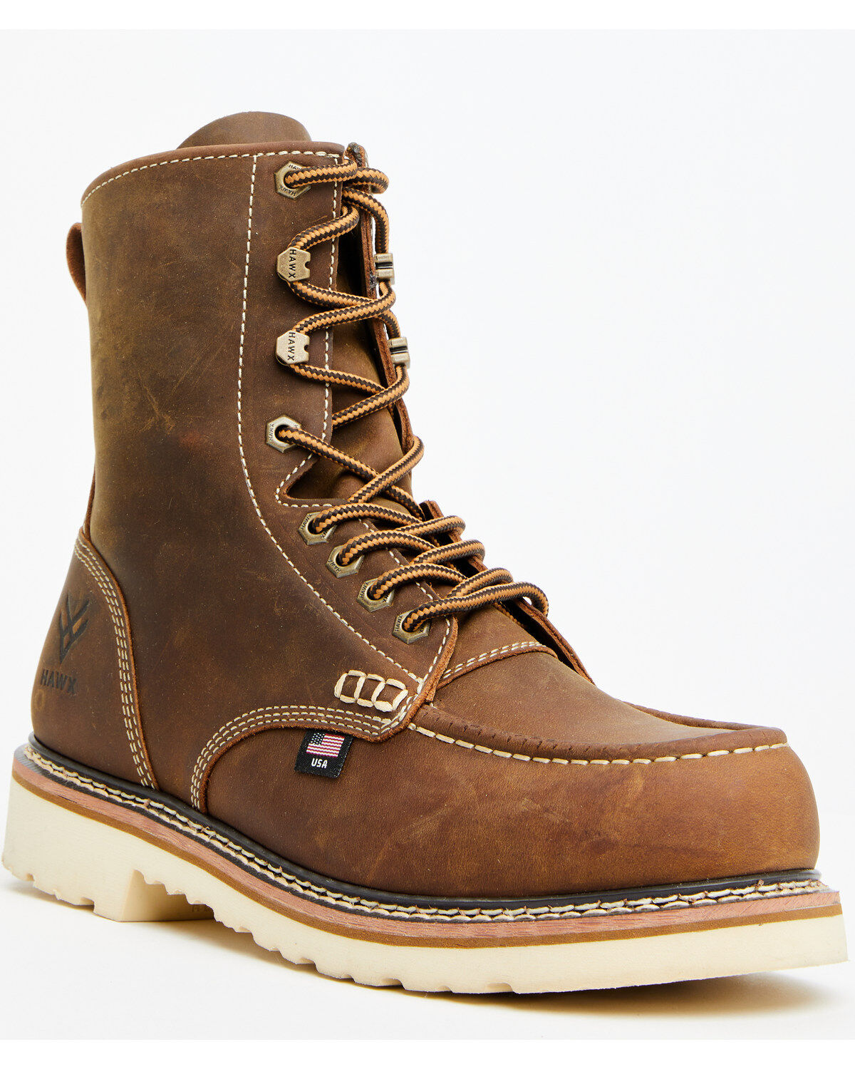 Hawx Men's 8 USA Redesigned Work Boots - Composite Toe
