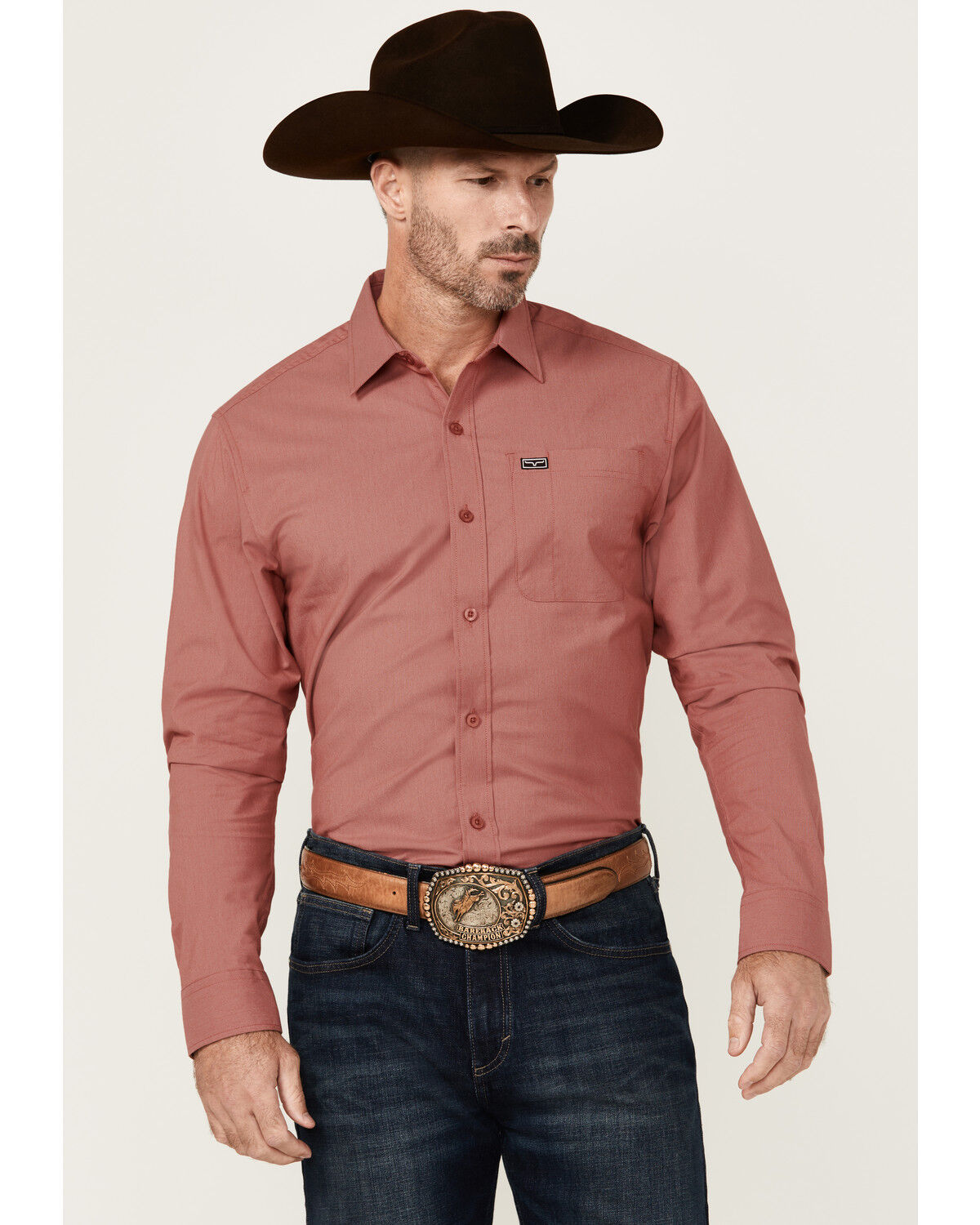Kimes Ranch Men's Linville Short Sleeve Button-Down Performance Shirt