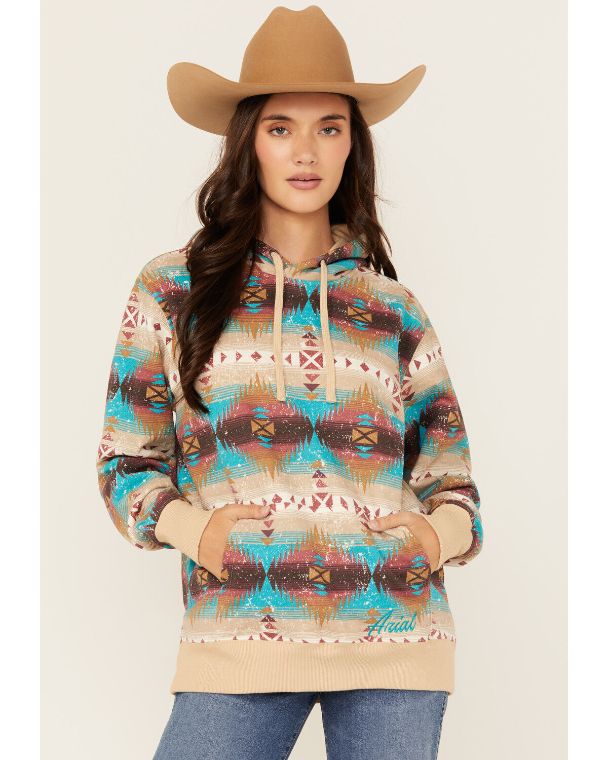 Ariat Women's Boot Barn Exclusive Southwestern Print Logo Hoodie 1 305777-ariat-women-s-boot-barn-exclusive-southwestern-print-logo-hoodie-1.jpg