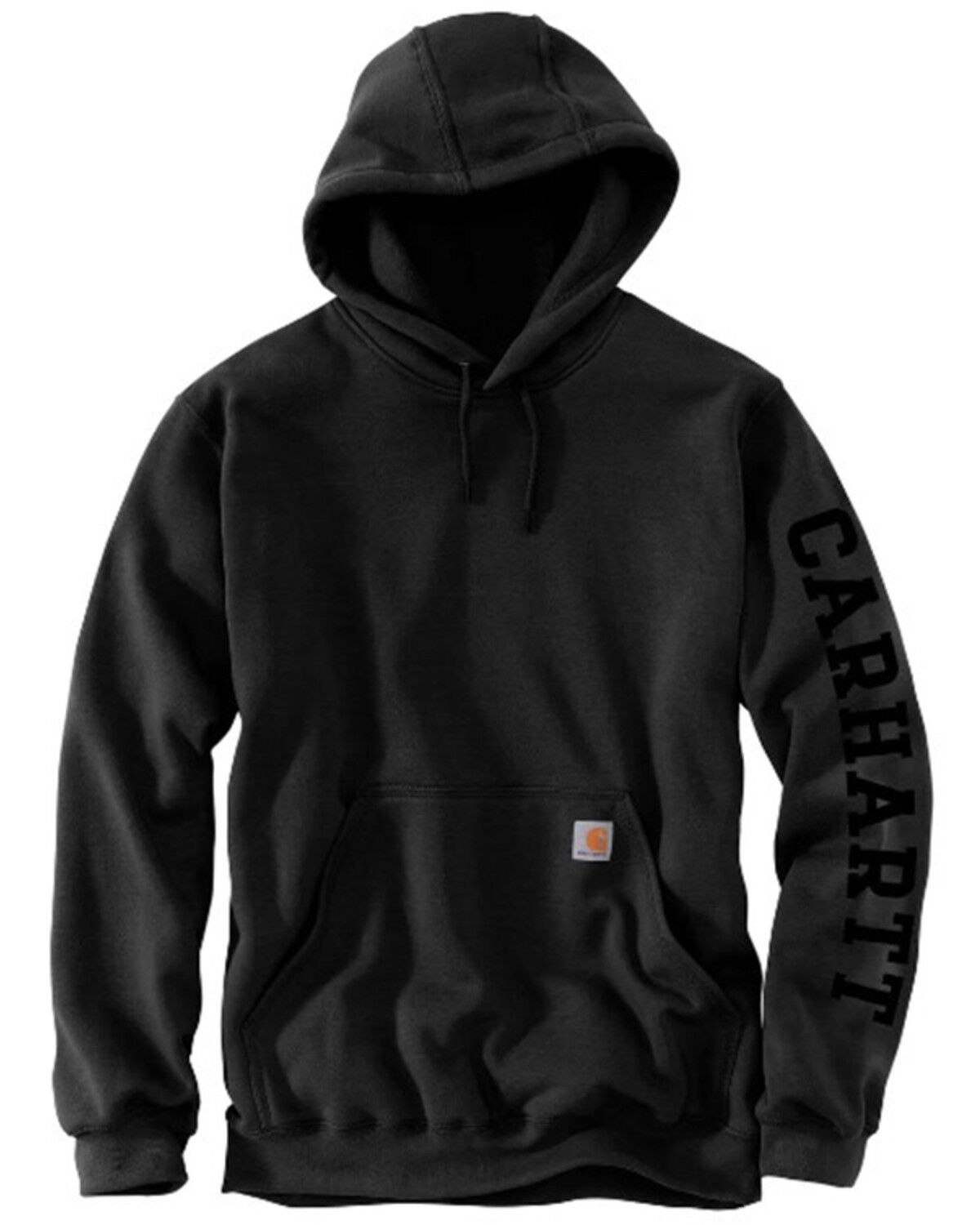 Carhartt Men's Loose Fit Midweight Logo Graphic Work Hooded Sweatshirt