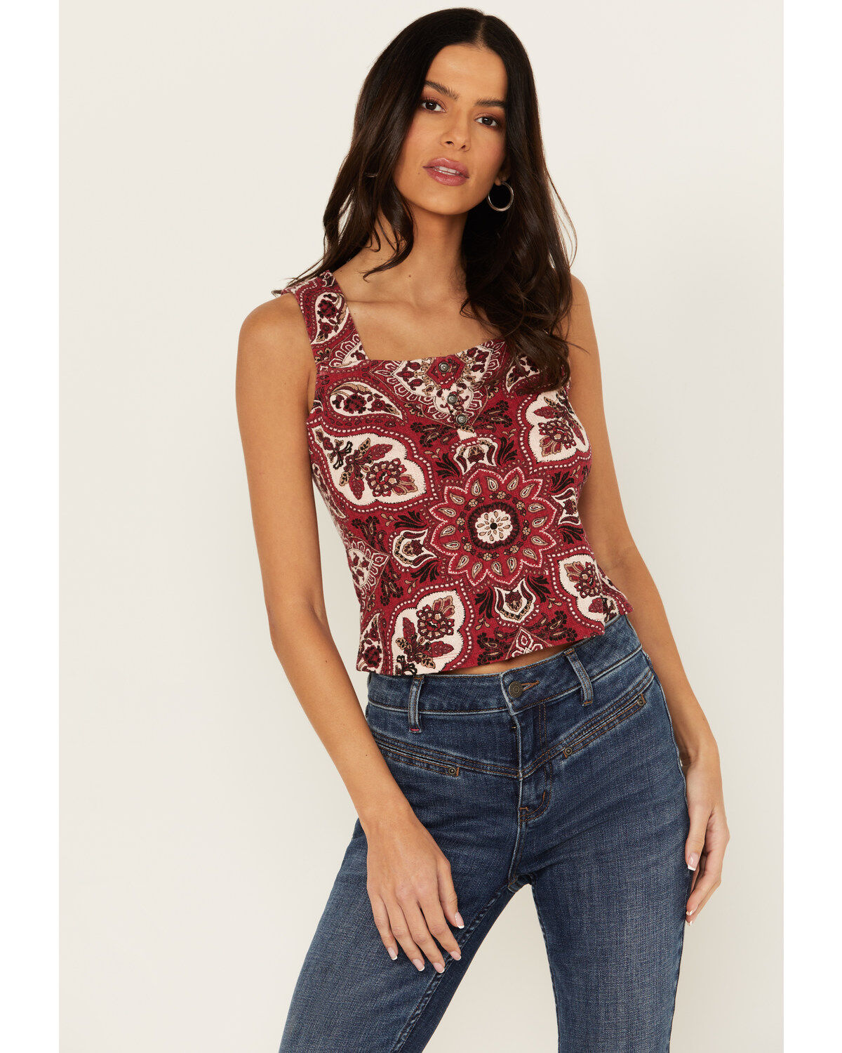 Idyllwind Women's Linmar Printed Button-Down Tank 1 308296-idyllwind-women-s-linmar-printed-button-down-tank-1.jpg