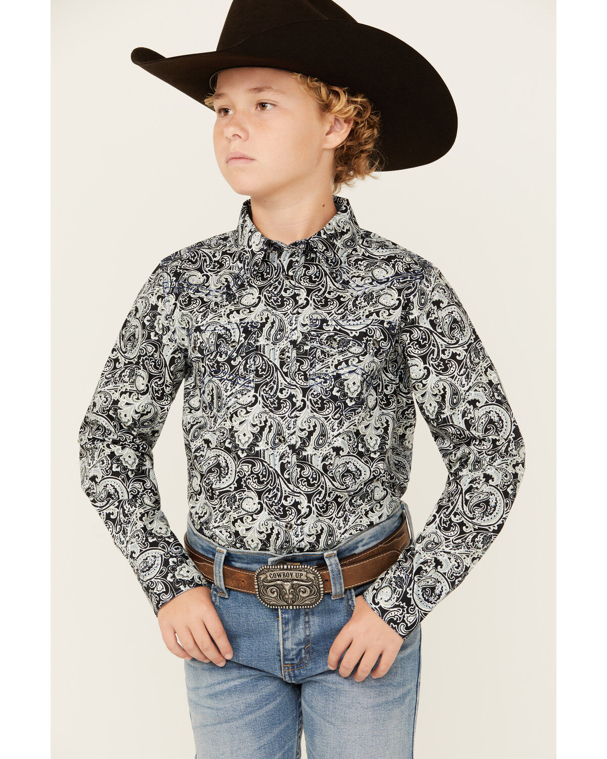 Cody James Boys' Showdown Paisley Print Long Sleeve Snap Western Shirt 1 308339-cody-james-boys-showdown-paisley-print-long-sleeve-snap-western-shirt-1.jpg