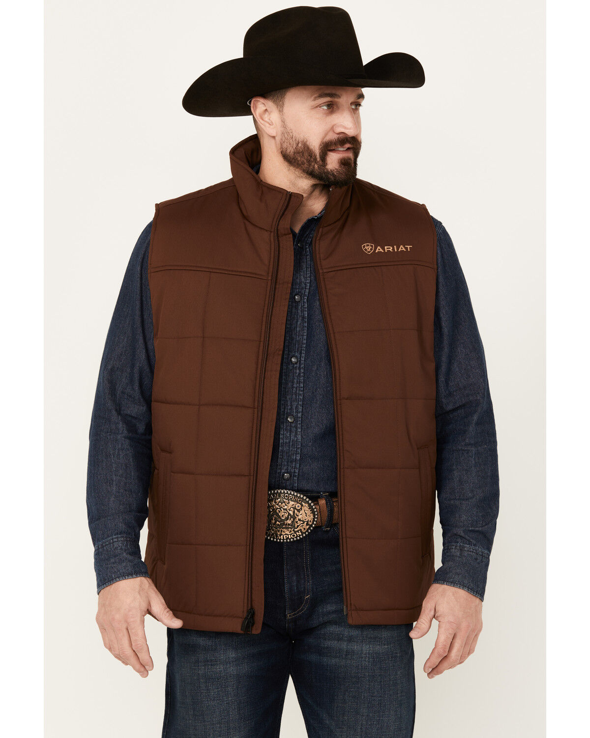 Ariat Men's Crius Solid Insulated Concealed Carry Vest - Big