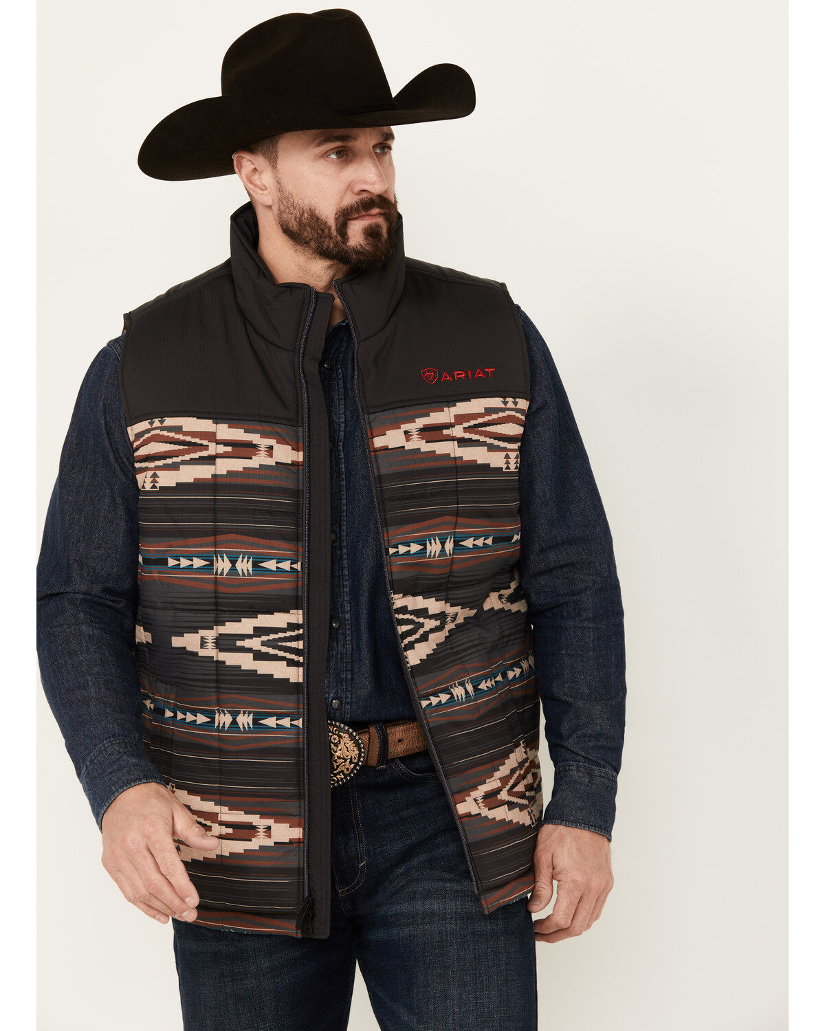 Ariat Men's Crius Southwestern Print Insulated Vest