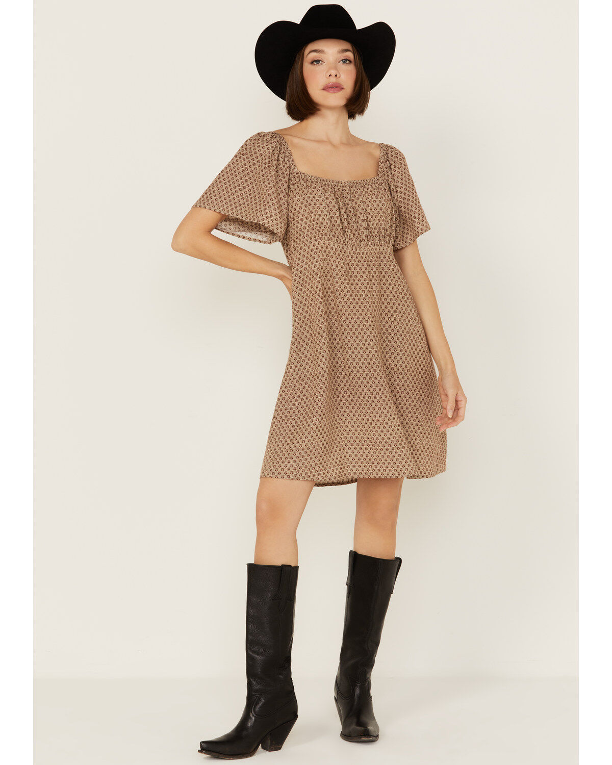 Cleo + Wolf Women's Arlo Flutter Sleeve Printed Mini Dress 1 309053-cleo-wolf-women-s-arlo-flutter-sleeve-printed-mini-dress-1.jpg