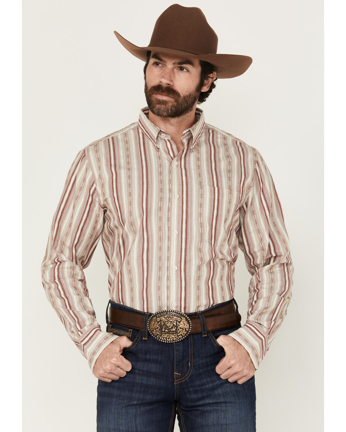 Wrangler X Cody Johnson Men's Striped Long Sleeve Button-Down Western Shirt 1 312576-wrangler-x-cody-johnson-men-s-striped-long-sleeve-button-down-western-shirt-1.jpg