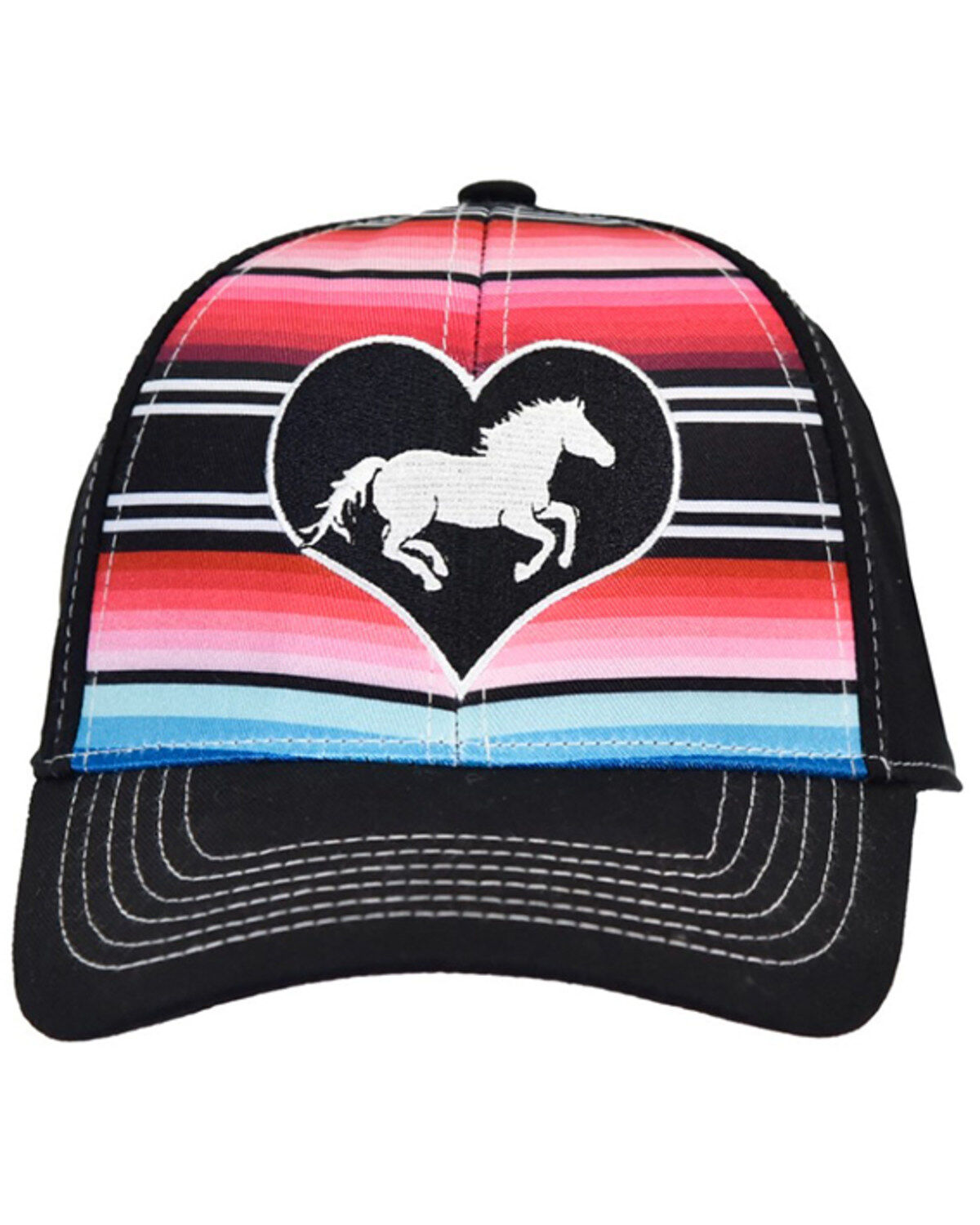 314571-cowgirl-hardware-girls-serape-striped-heart-horse-ball-cap-1.jpg