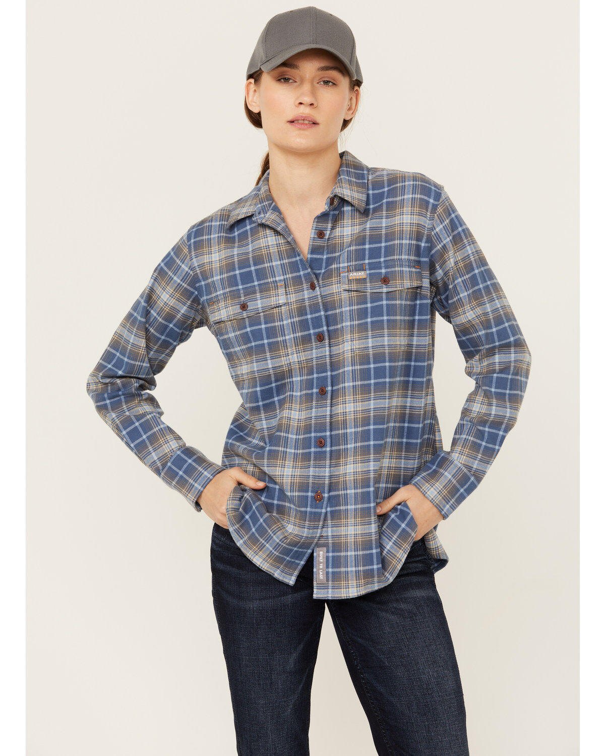 Ariat Women's Rebar Flannel DuraStretch Long Sleeve Button-Down Work Shirt 1 314869-ariat-women-s-rebar-flannel-durastretch-long-sleeve-button-down-work-shirt-1.jpg