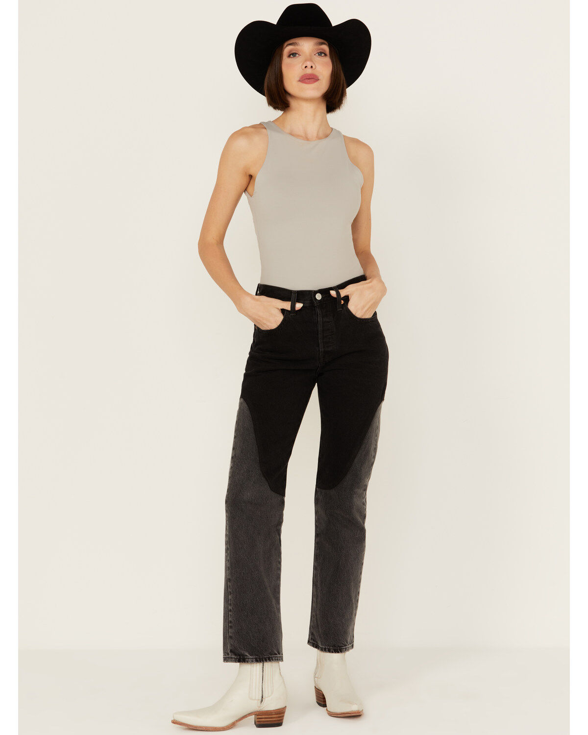 Levi's Premium Women's 501&reg; Original Off To The Ranch High Rise Chap Jeans