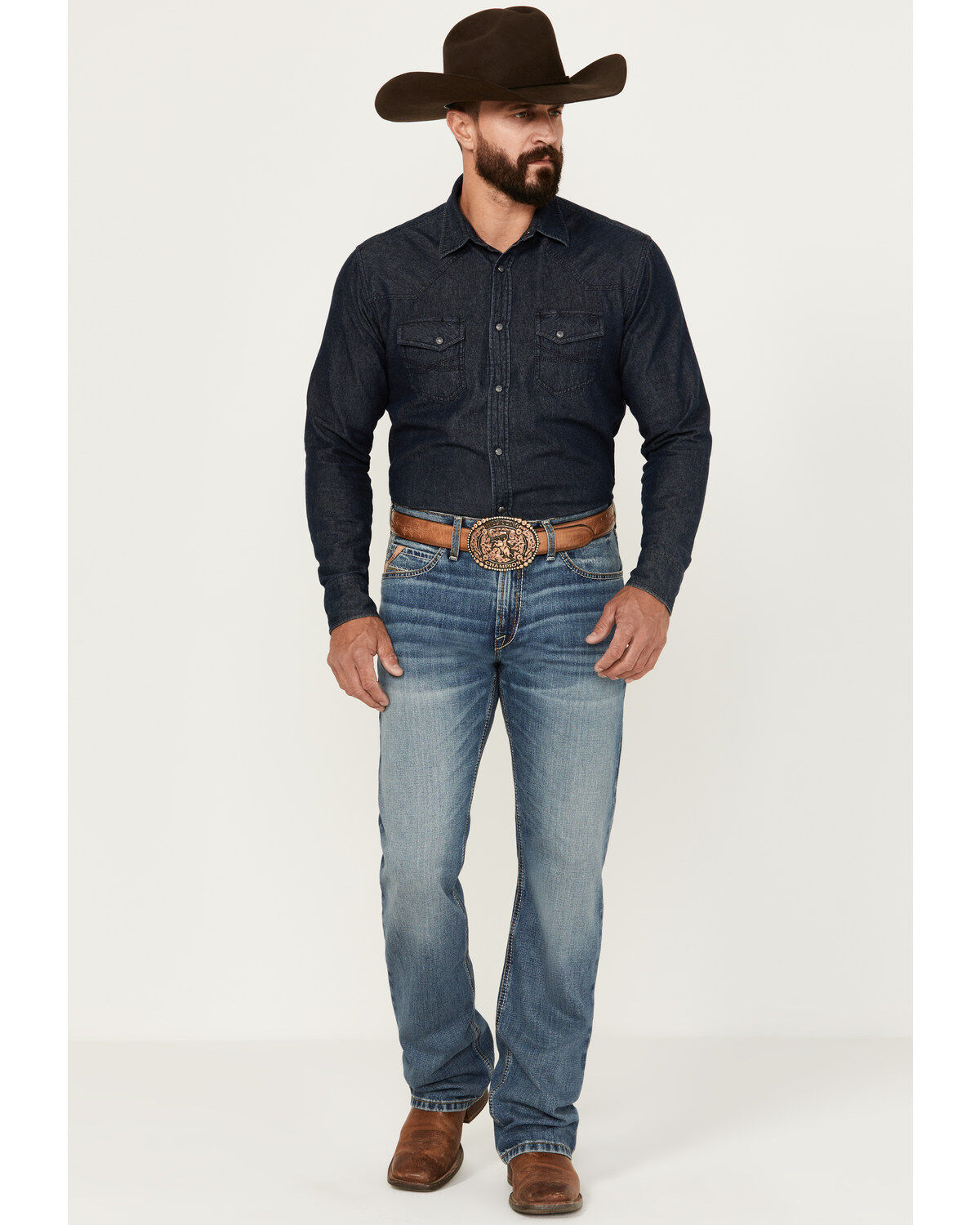 Ariat Men's M4 Soquel Sebastian Medium Wash Relaxed Bootcut Rigid Jeans 1 315346-ariat-men-s-m4-soquel-sebastian-medium-wash-relaxed-bootcut-rigid-jeans-1.jpg