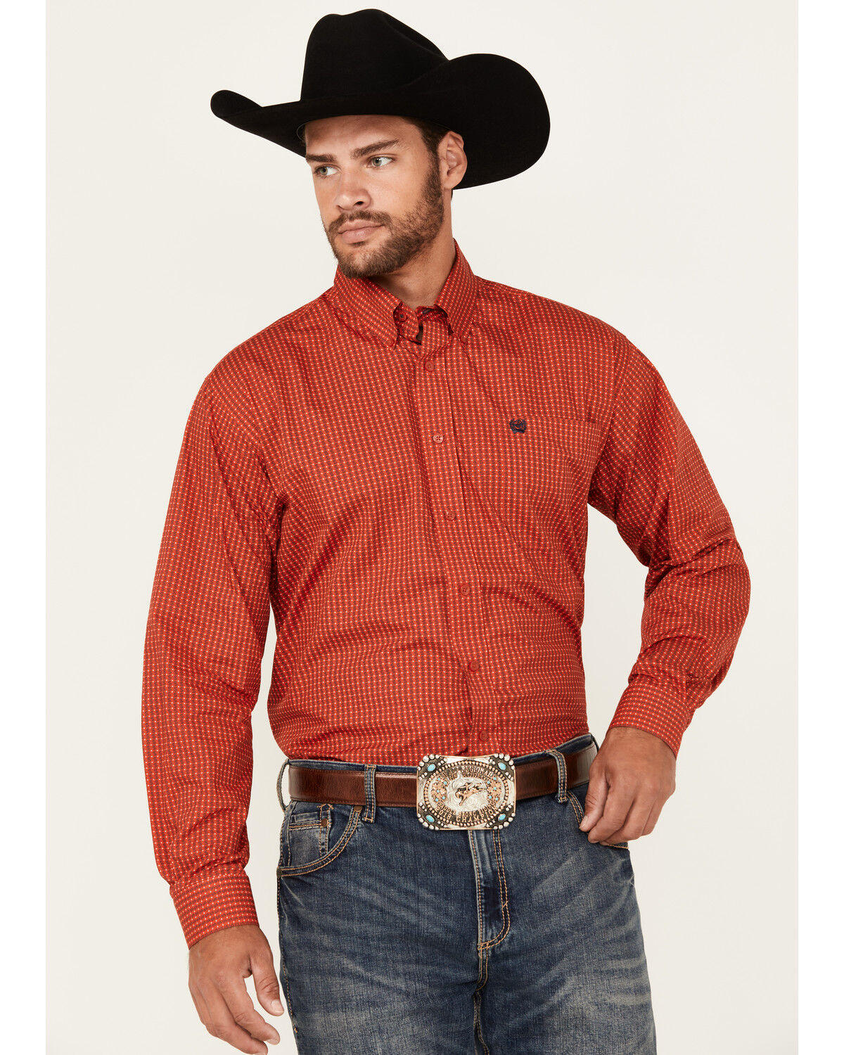 Cinch Men's Money Sign Print Long Sleeve Button-Down Western Shirt 1 318479-cinch-men-s-money-sign-print-long-sleeve-button-down-western-shirt-1.jpg