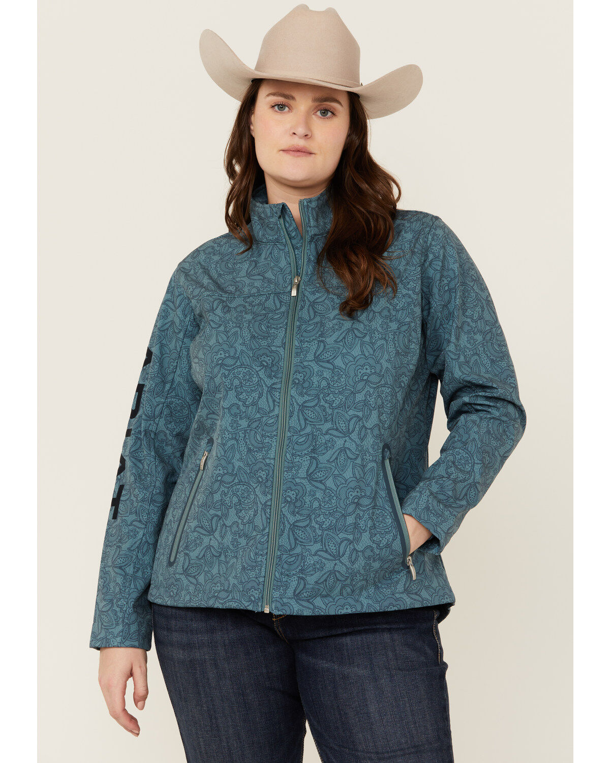 Ariat Women's Printed Team Softshell Jacket - Plus