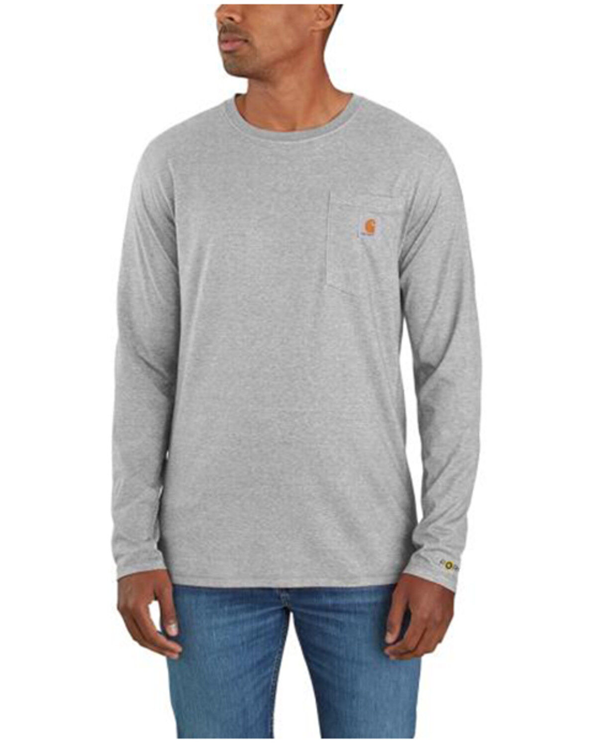 Carhartt Men's Force Relaxed Midweight Long Sleeve Pocket T-Shirt - Big