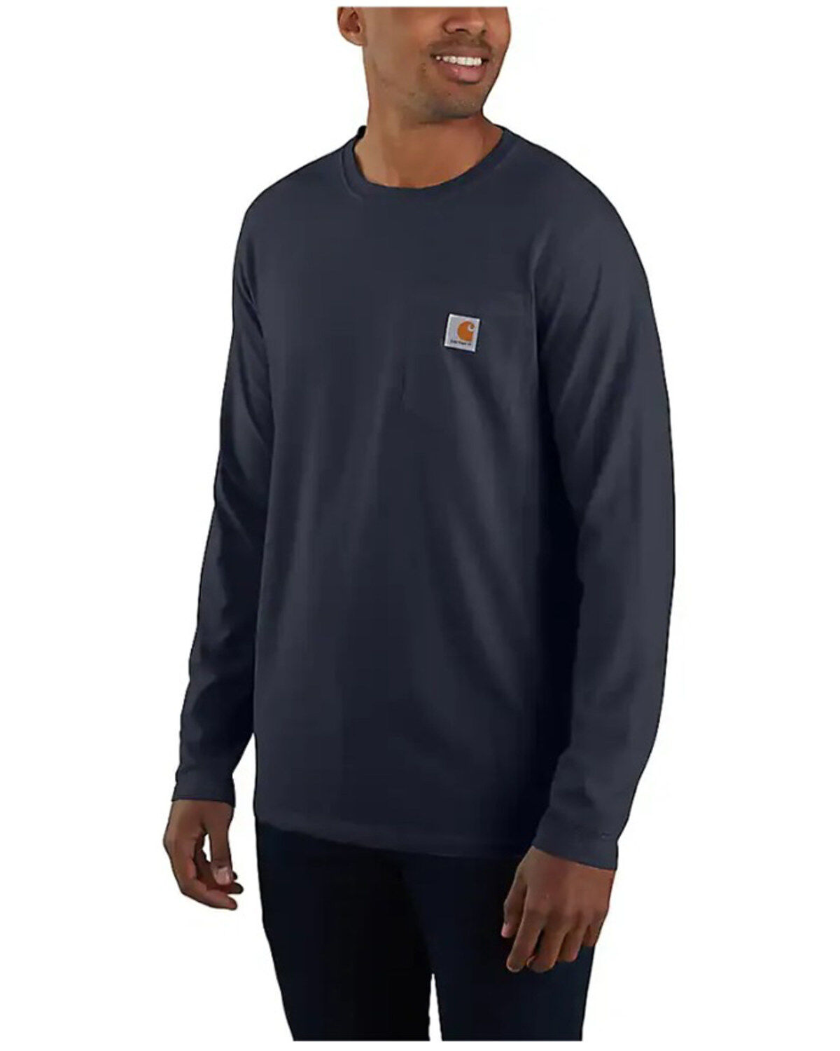 Carhartt Men's Force Relaxed Midweight Long Sleeve Pocket T-Shirt - Big