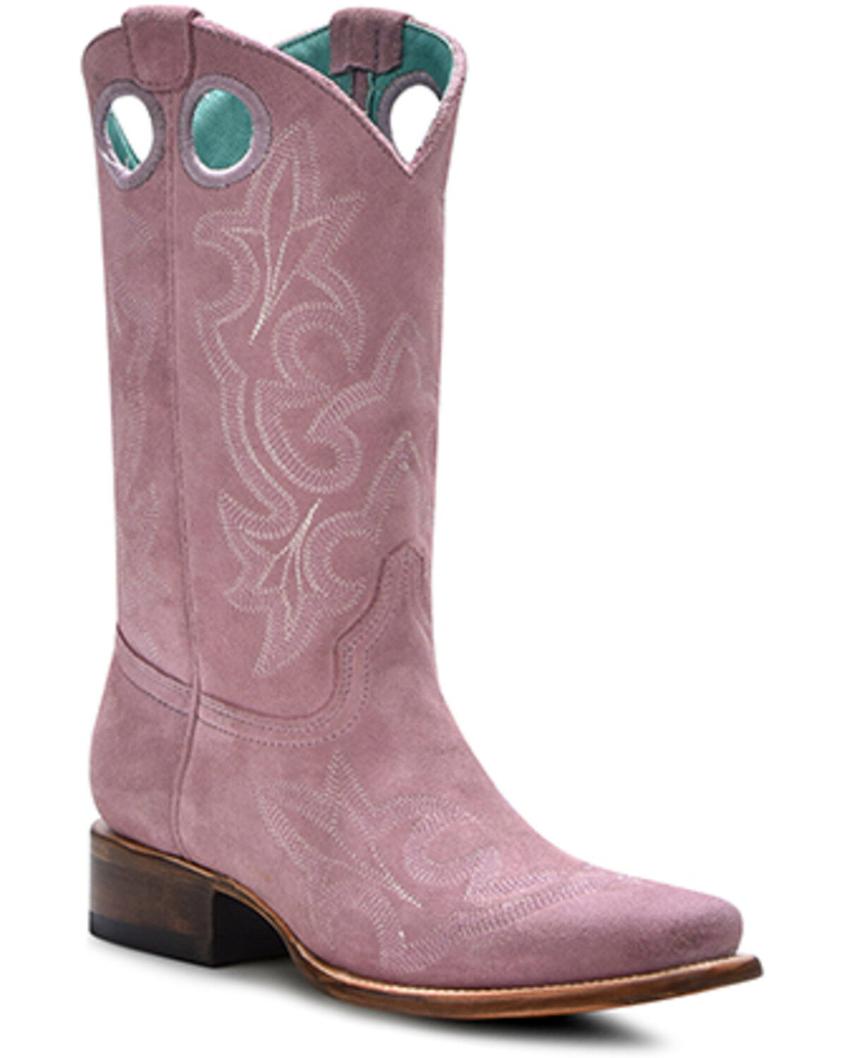 Corral Girls' Suede Western Boots - Square Toe
