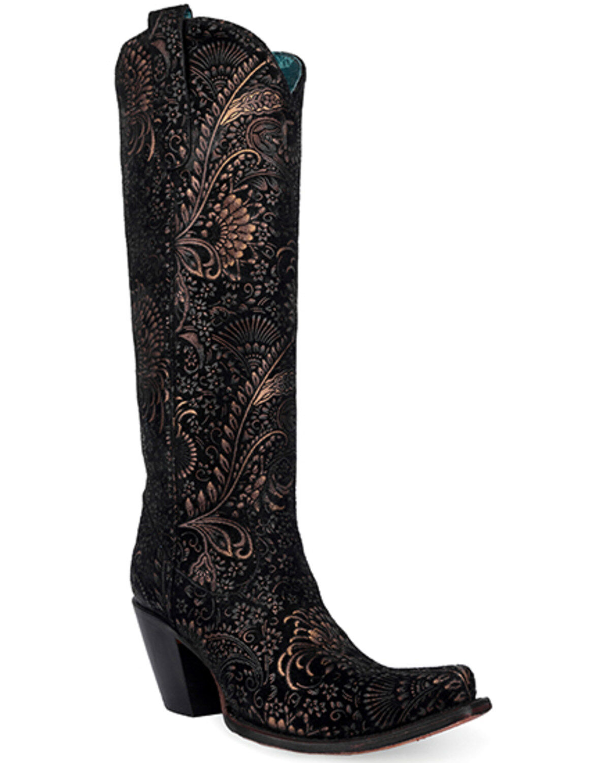 Corral Women's Floral Tall Western Boots - Snip Toe 1 321754-corral-women-s-floral-tall-western-boots-snip-toe-1.jpg