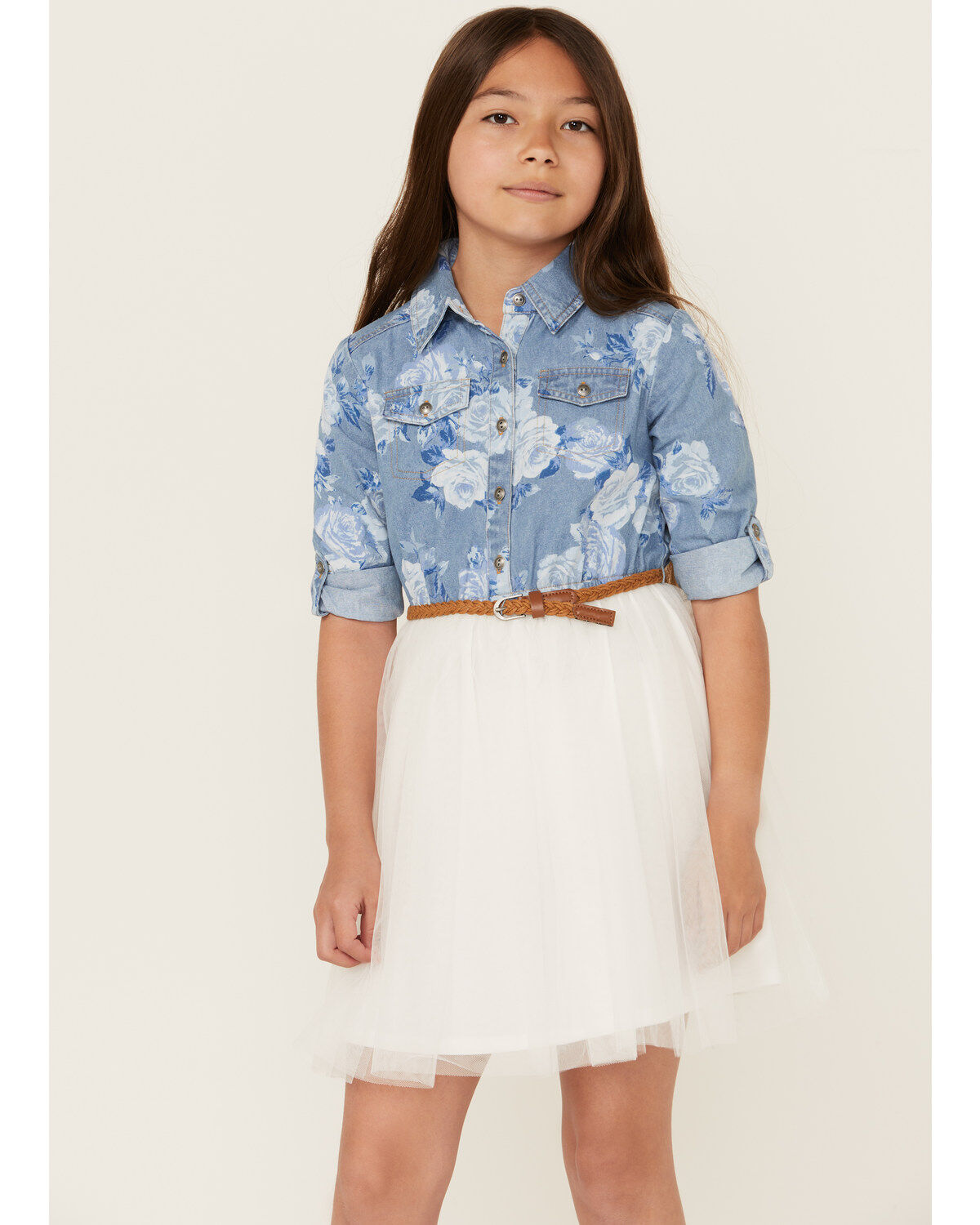 Sugar California Girls' Floral Print Denim Dress 1 324177-sugar-california-girls-floral-print-denim-dress-1.jpg