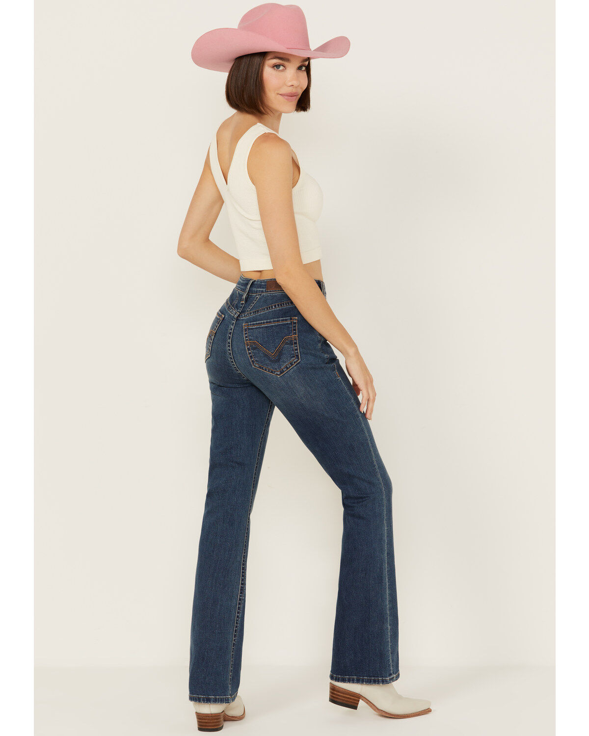 Rock & Roll Denim Women's Medium Wash High Rise Yoke Detail Bootcut Denim Jeans 1 324736-rock-amp-roll-denim-women-s-medium-wash-high-rise-yoke-detail-bootcut-denim-jeans-1.jpg