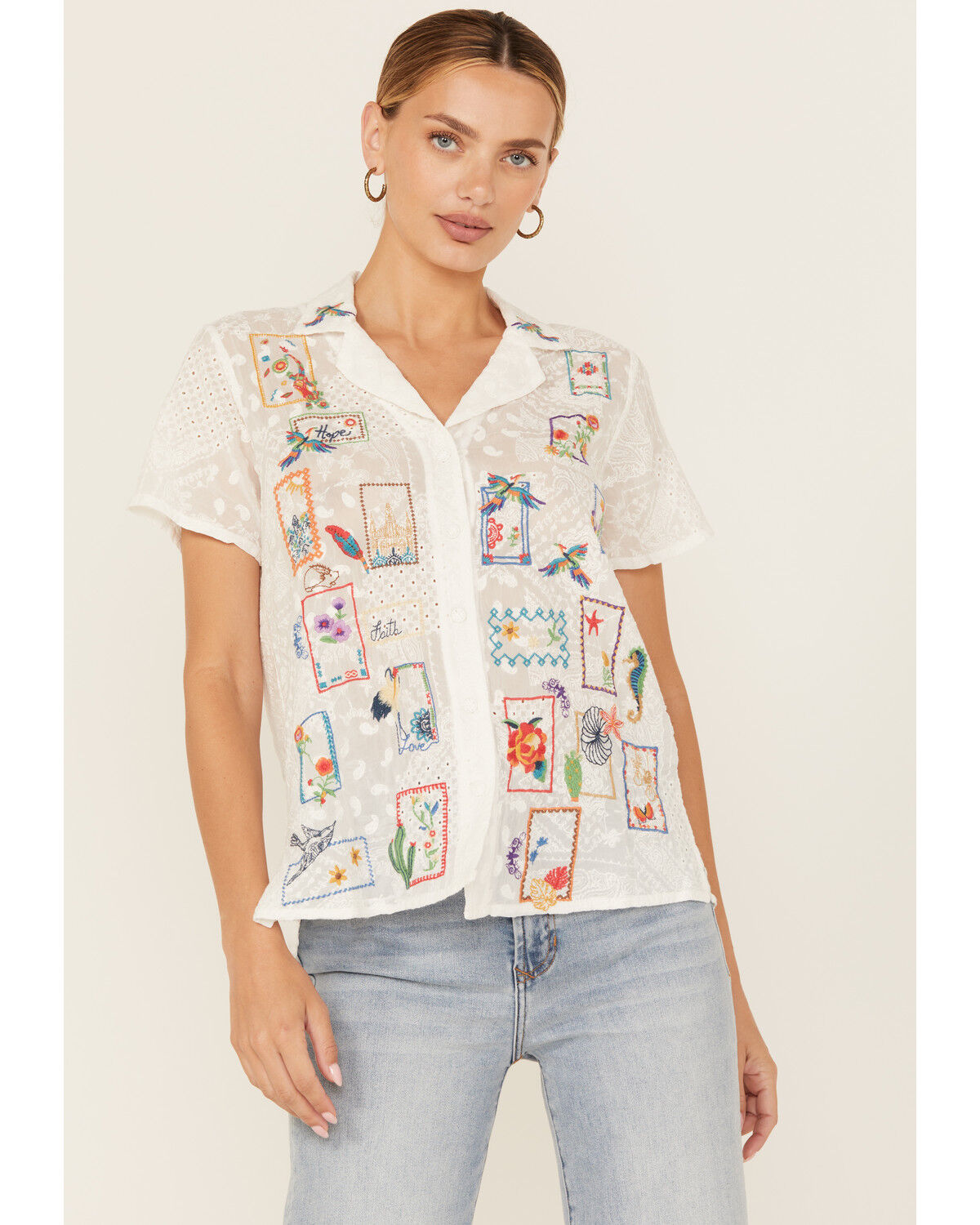Johnny Was Women's Cooper Embroidered Short Sleeve Button-Down Blouse 1 324929-johnny-was-women-s-cooper-embroidered-short-sleeve-button-down-blouse-1.jpg