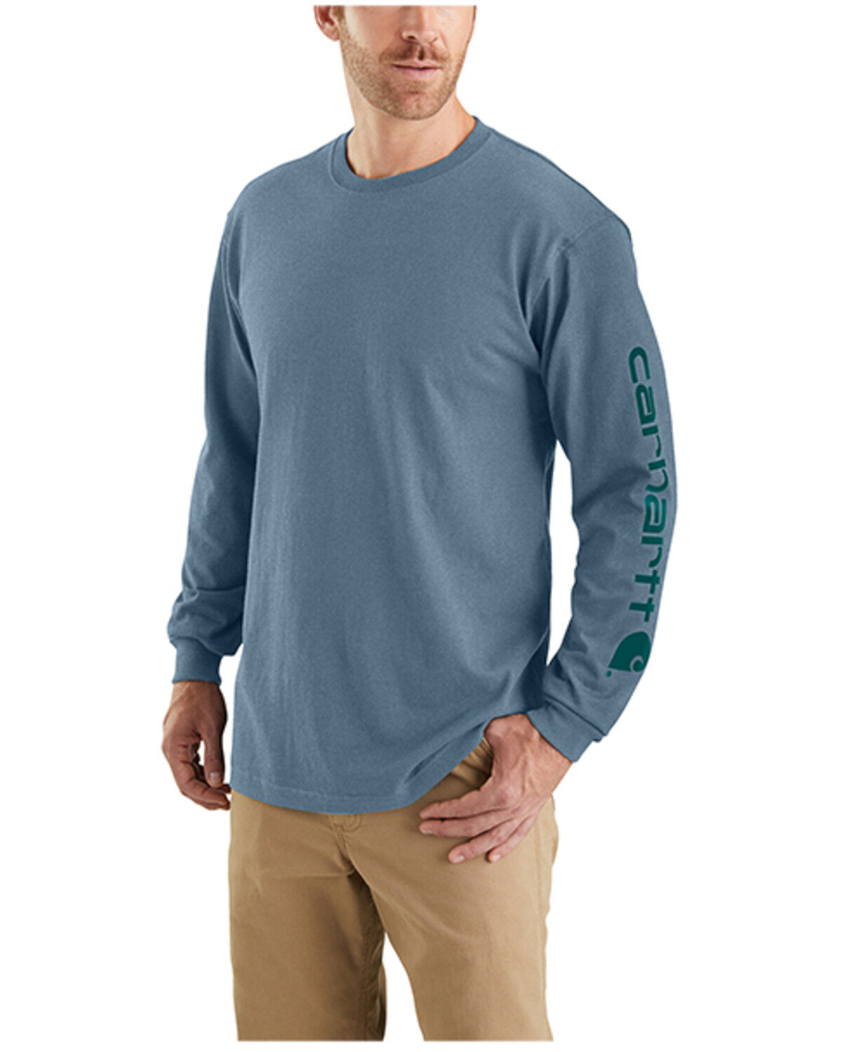 Carhartt Men's Loose Fit Heavyweight Long Sleeve Graphic T-Shirt