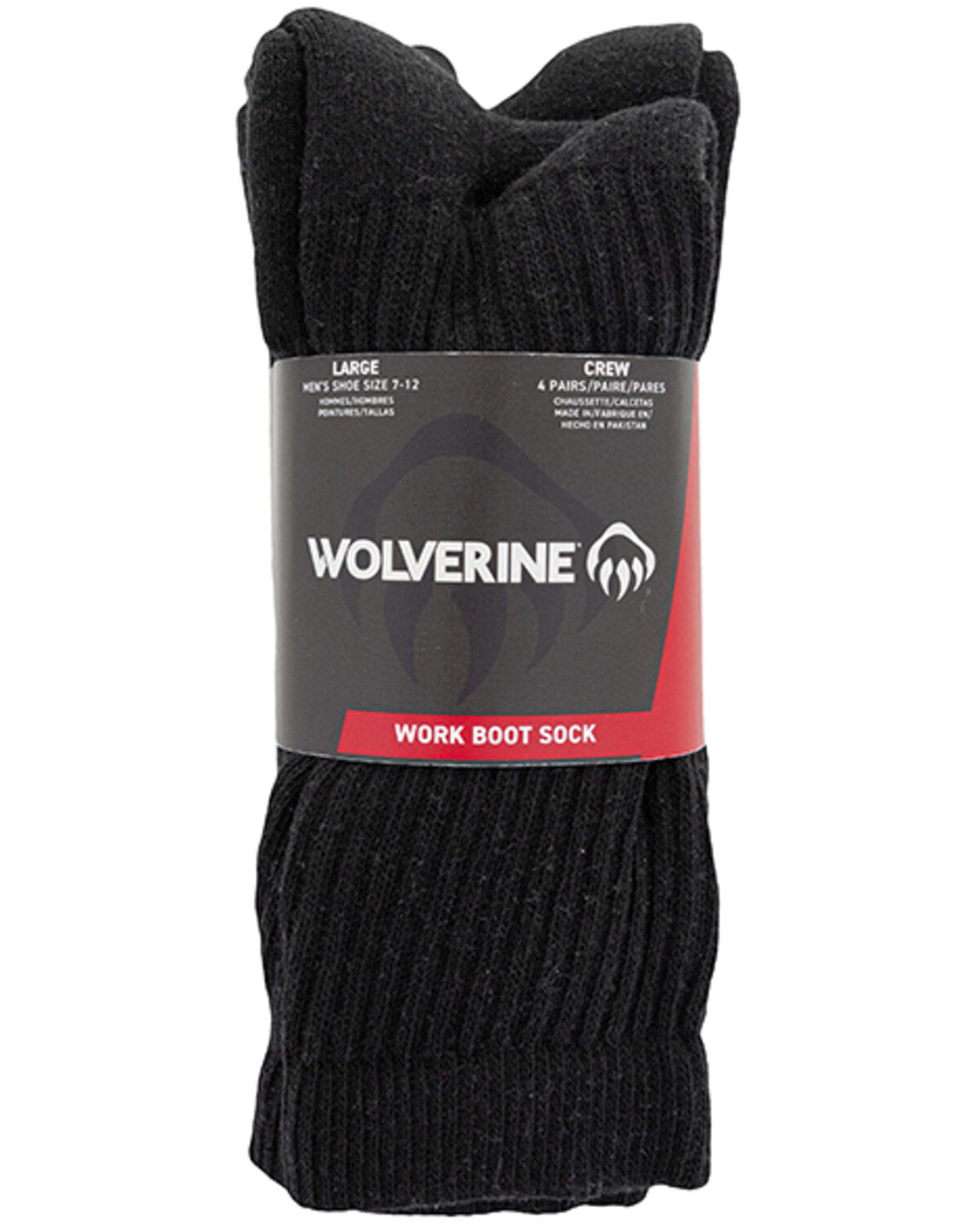 Wolverine Men's Solid Crew Socks - 4 Pack 1 325988-wolverine-men-s-solid-crew-socks-4-pack-1.jpg