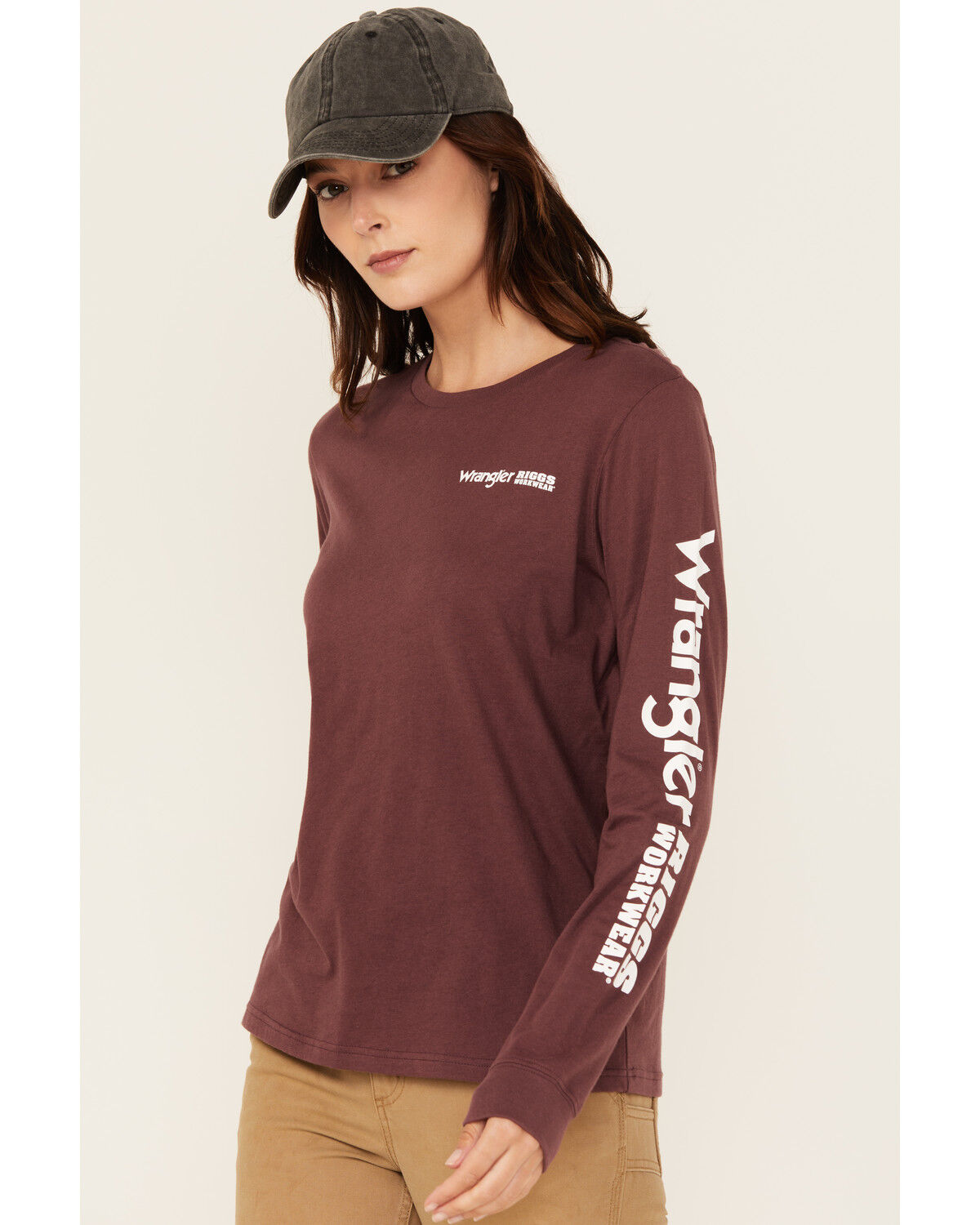 Wrangler RIGGS Women's Boot Barn Exclusive Long Sleeve Logo Graphic Work Tee - Plus 1 326060-wrangler-riggs-women-s-boot-barn-exclusive-long-sleeve-logo-graphic-work-tee-plus-1.jpg