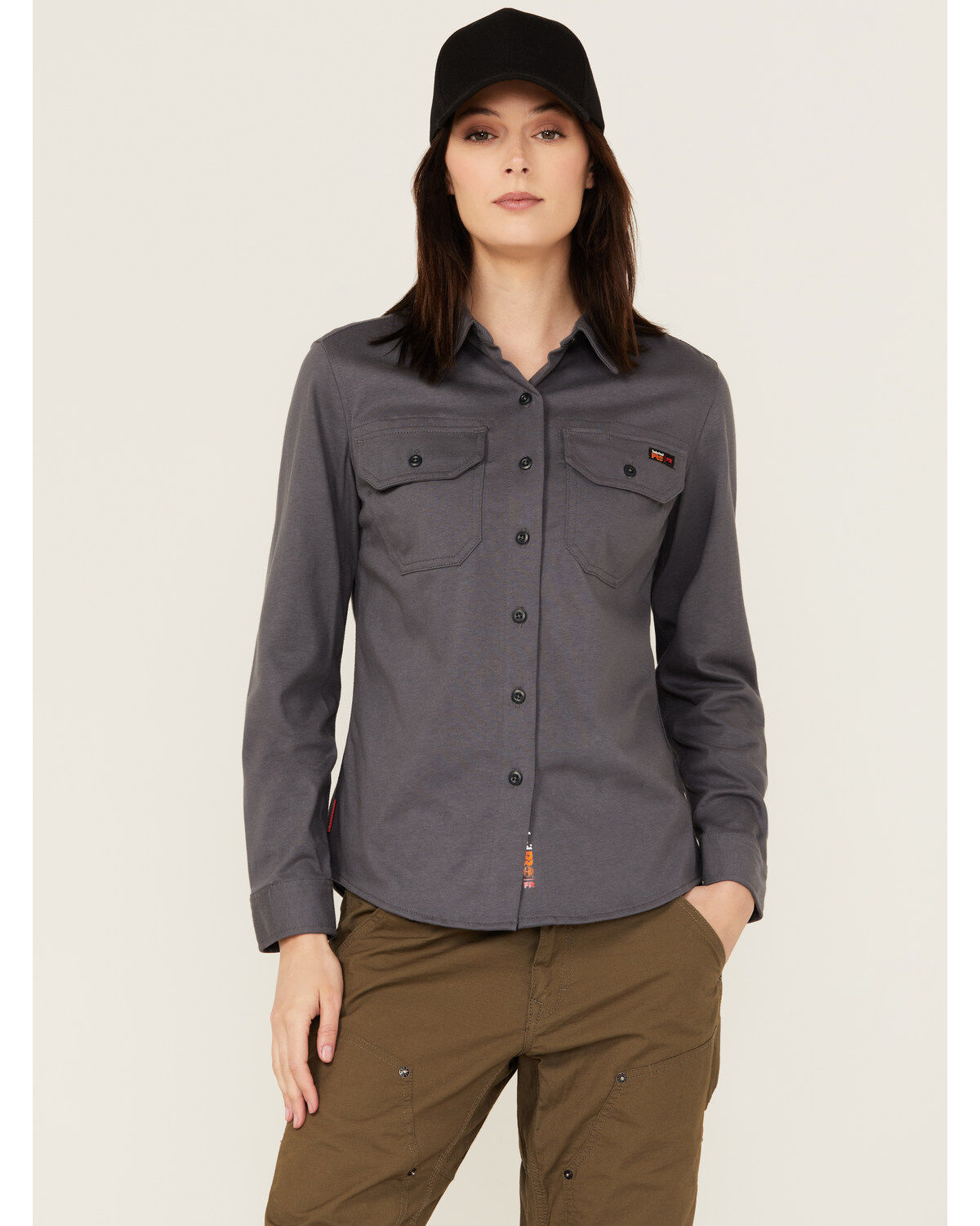 Timberland Pro Women's FR Cotton Core Button-Down Work Shirt 1 326189-timberland-pro-women-s-fr-cotton-core-button-down-work-shirt-1.jpg