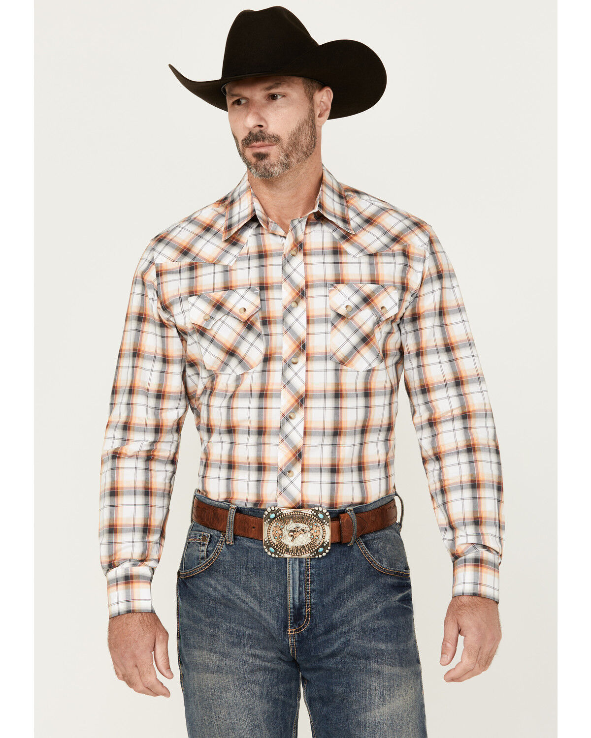 Wrangler Retro Men's Plaid Print Long Sleeve Snap Western Shirt 1 326661-wrangler-retro-men-s-plaid-print-long-sleeve-snap-western-shirt-1.jpg