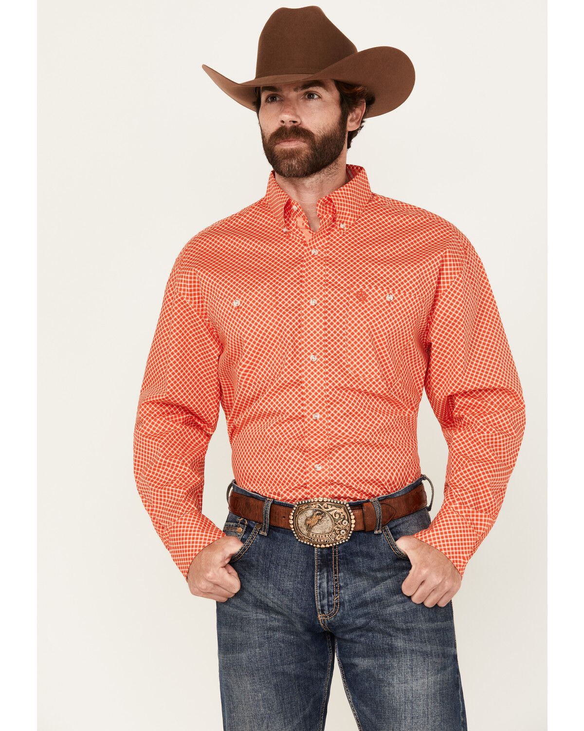 George Strait by Wrangler Men's Geo Print Long Sleeve Button-Down Stretch Western Shirt 1 326900-george-strait-by-wrangler-men-s-geo-print-long-sleeve-button-down-stretch-western-shirt-1.jpg