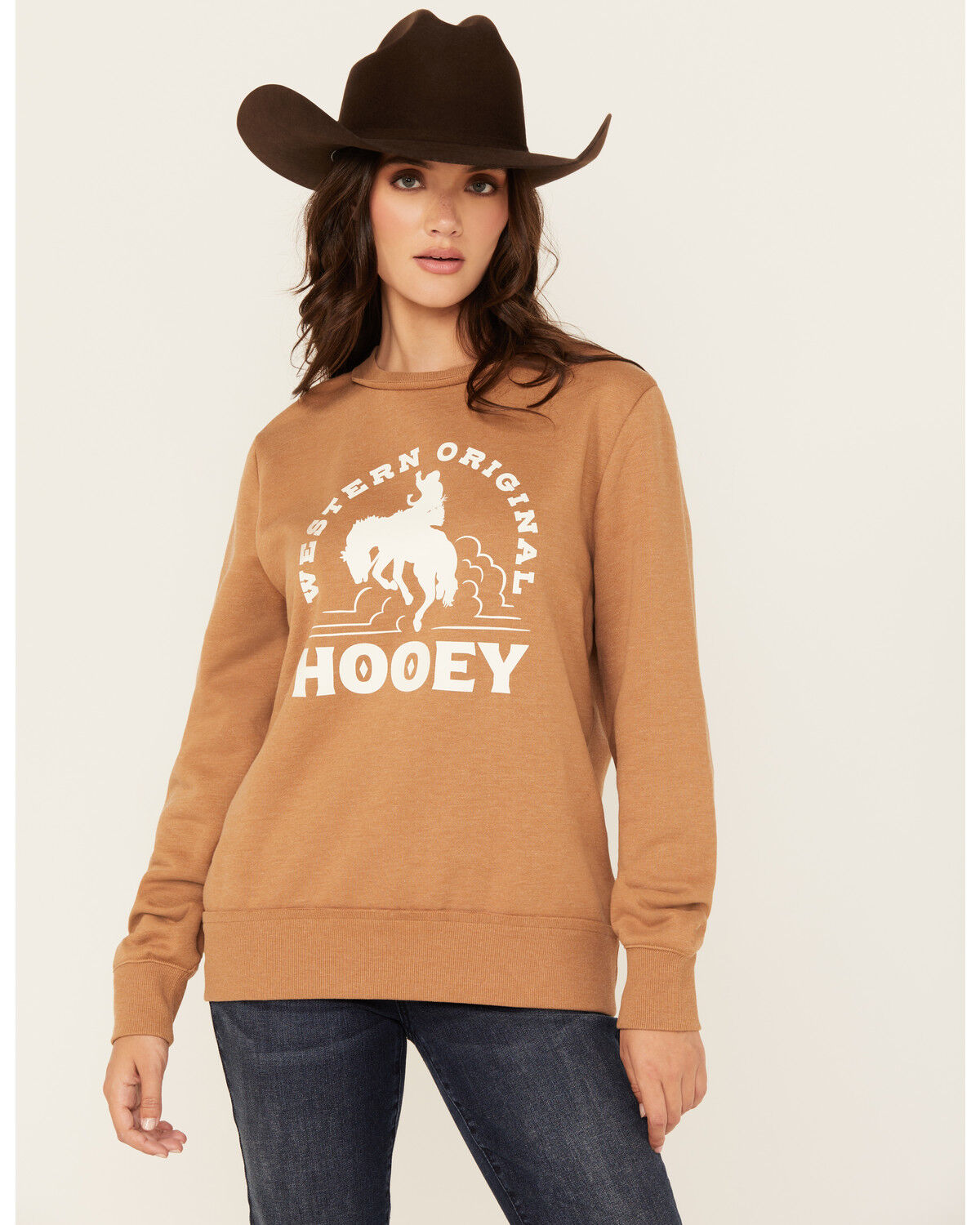 Hooey Women's Boot Barn Exclusive Bronco Graphic Crewneck Sweatshirt 1 327531-hooey-women-s-boot-barn-exclusive-bronco-graphic-crewneck-sweatshirt-1.jpg