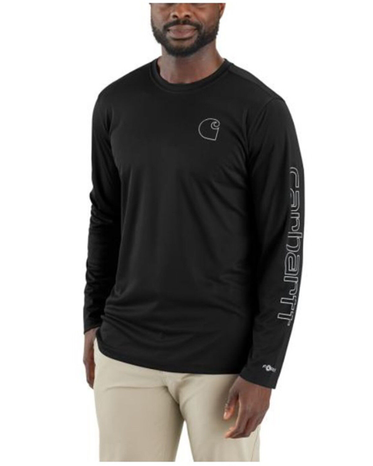 Carhartt Men's Force Sun Defender&trade; Lightweight Long Sleeve Graphic T-Shirt