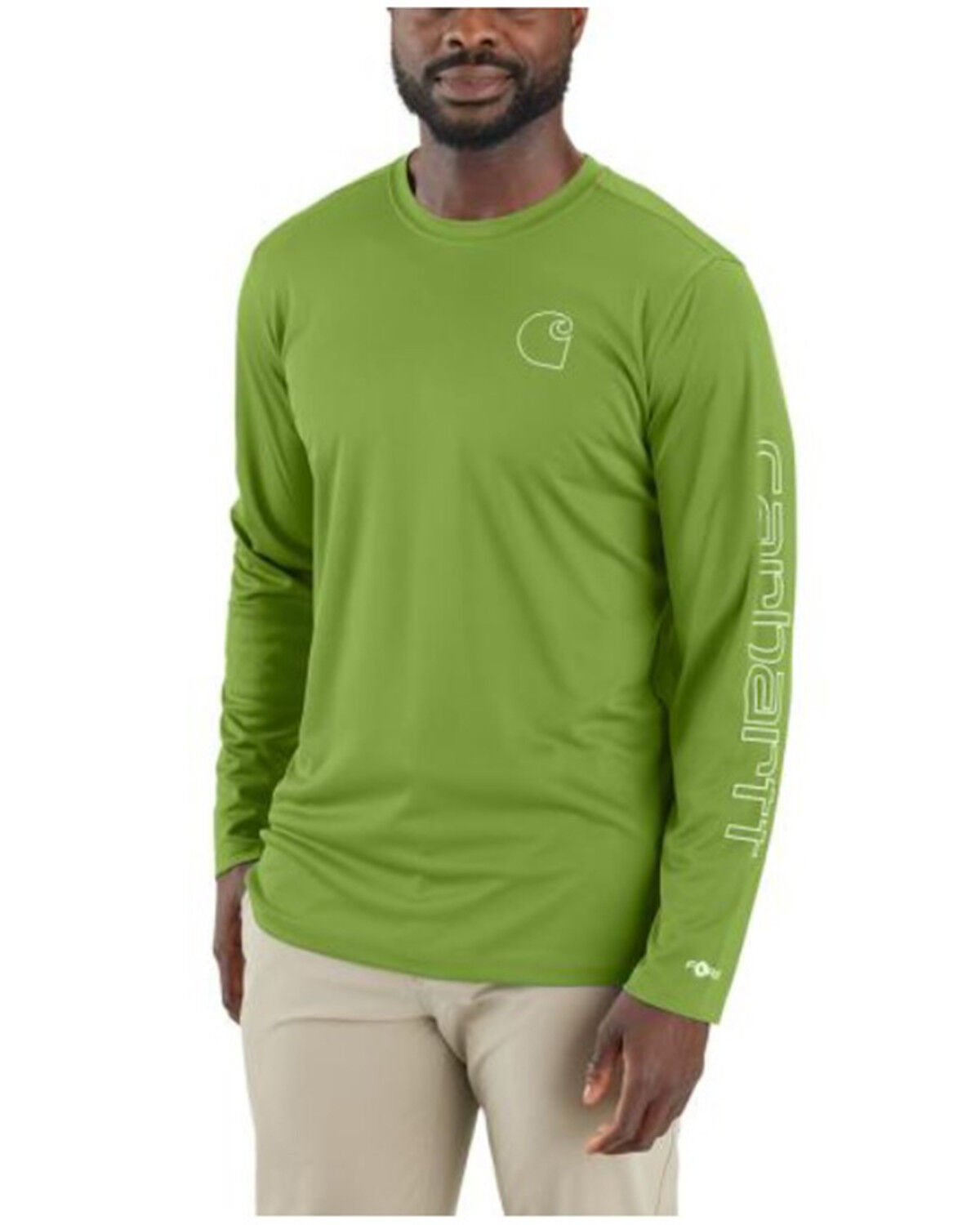 Carhartt Men's Force&reg; Sun Defender&trade; Lightweight Long Sleeve Logo Graphic T-Shirt