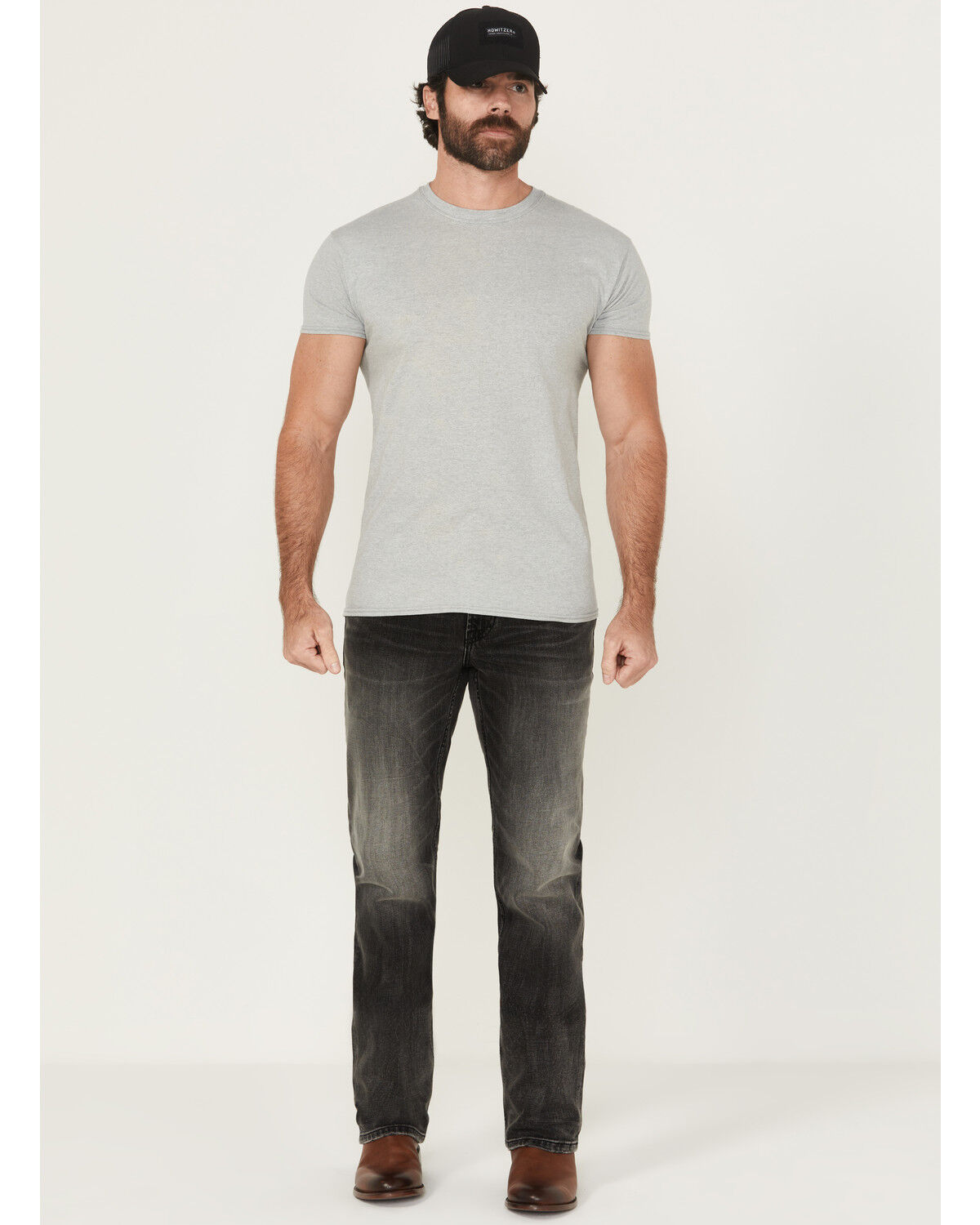 Brothers and Sons Men's Montana Wash Tucker Slim Straight Stretch Denim Jeans
