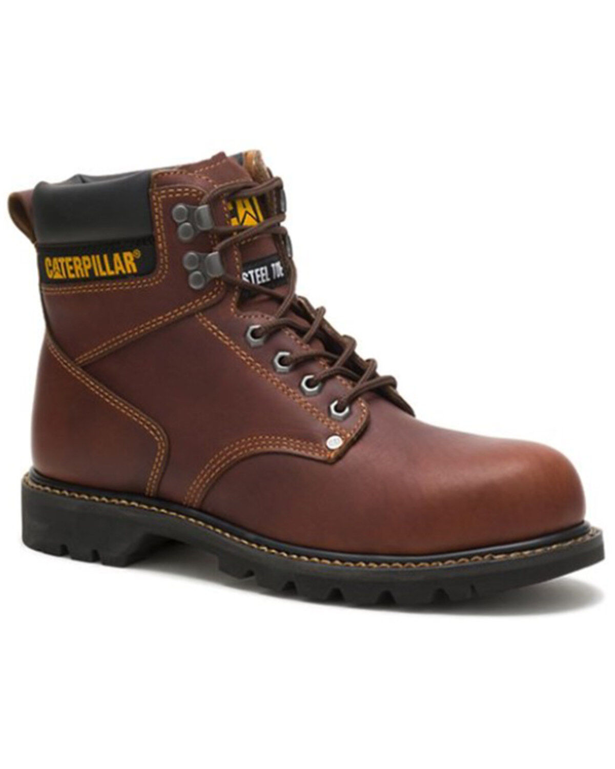 CAT Men's 6 Second Shift Lace-Up Work Boots - Steel Toe