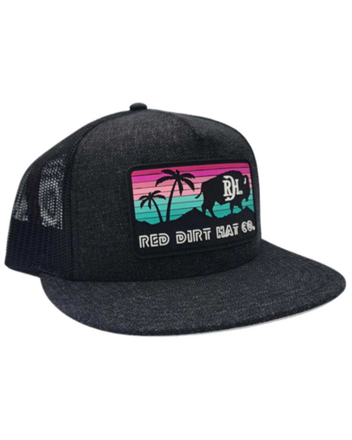 Red Dirt Hat Miami Vice Logo Patch Ball Cap