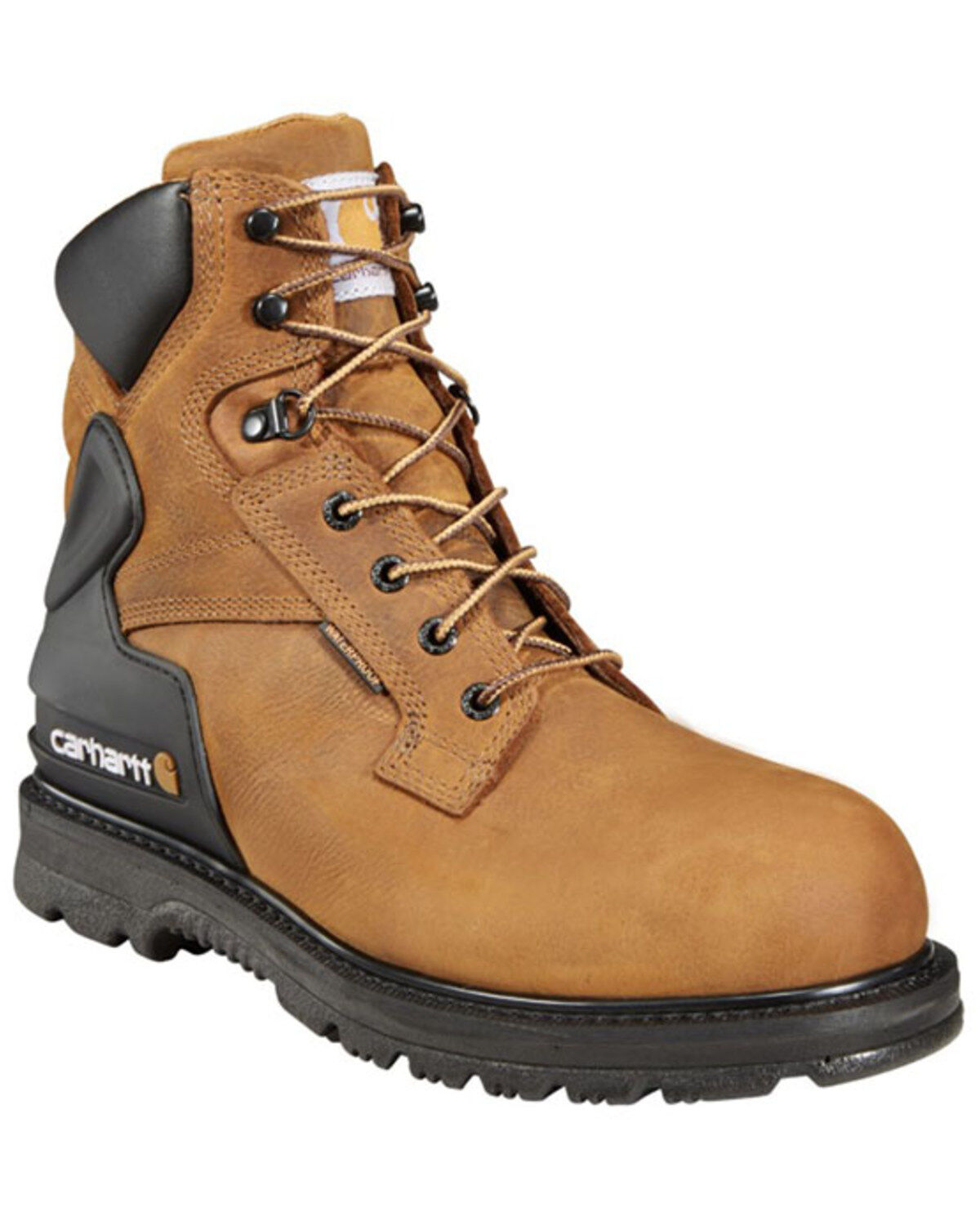 Carhartt 6 Waterproof Lace-Up Work Boots - Steel Toe