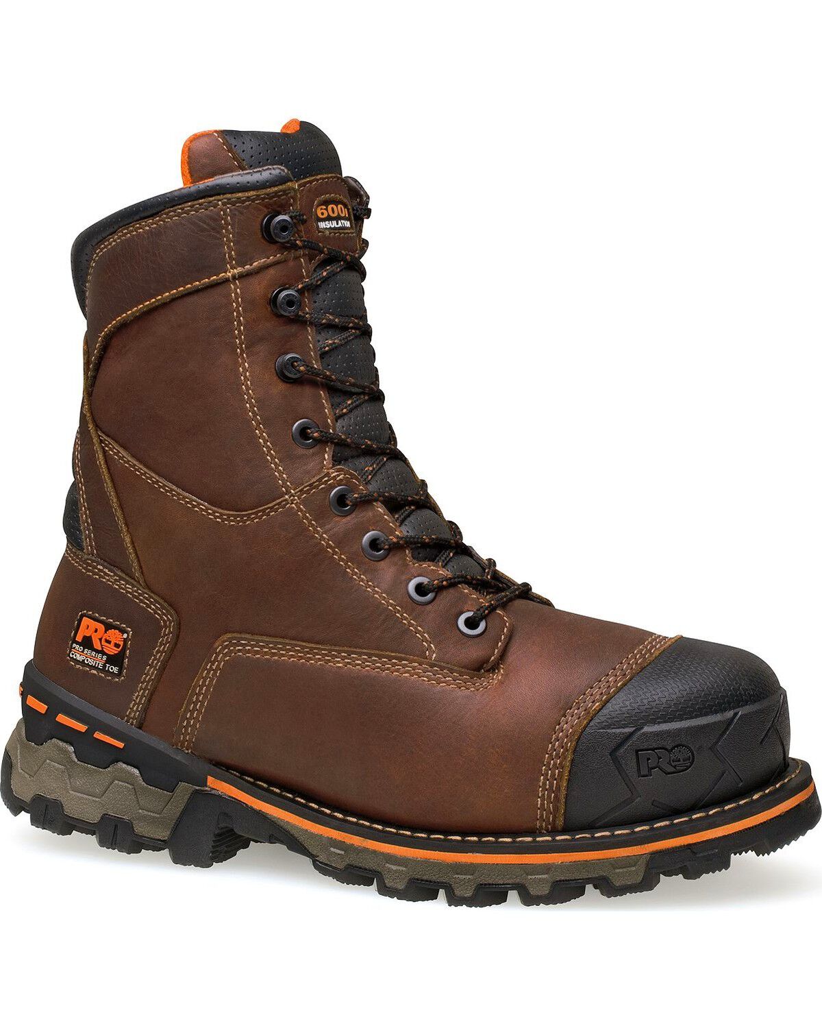 Timberland PRO Boondock Waterproof 8 Lace-Up Work Boots - Composite Toe