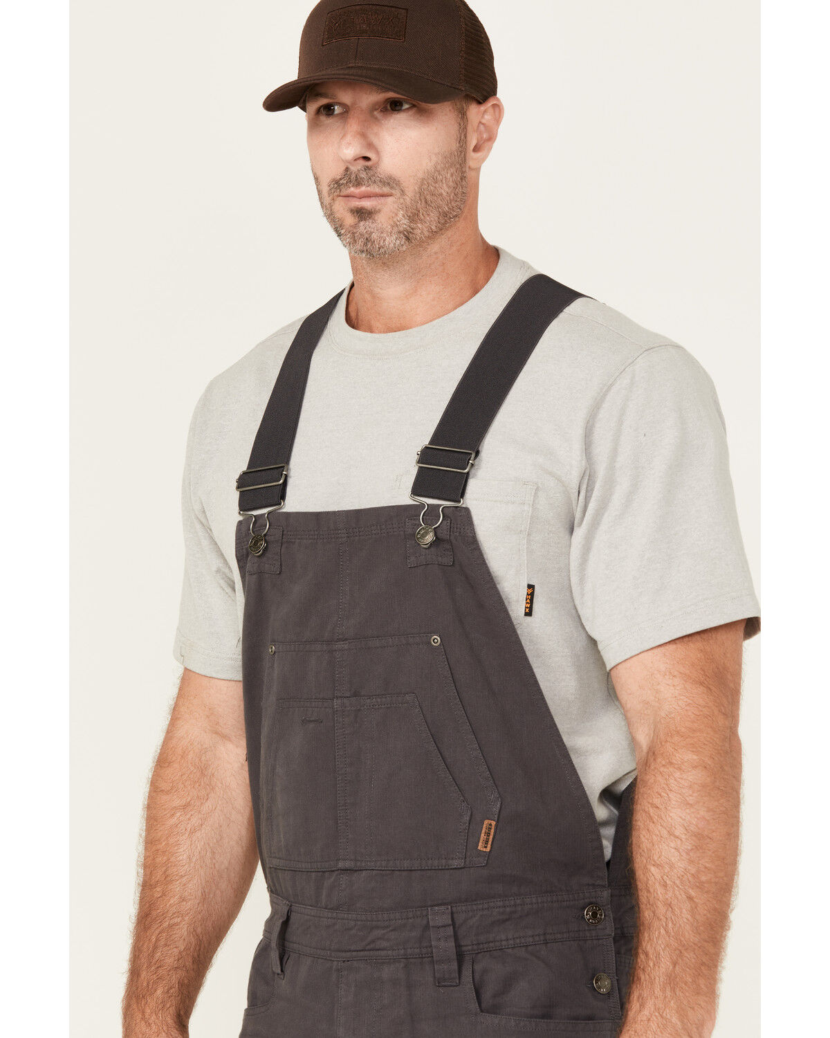Lucky Brand Workwear Men's Broken Canvas Bib Overalls