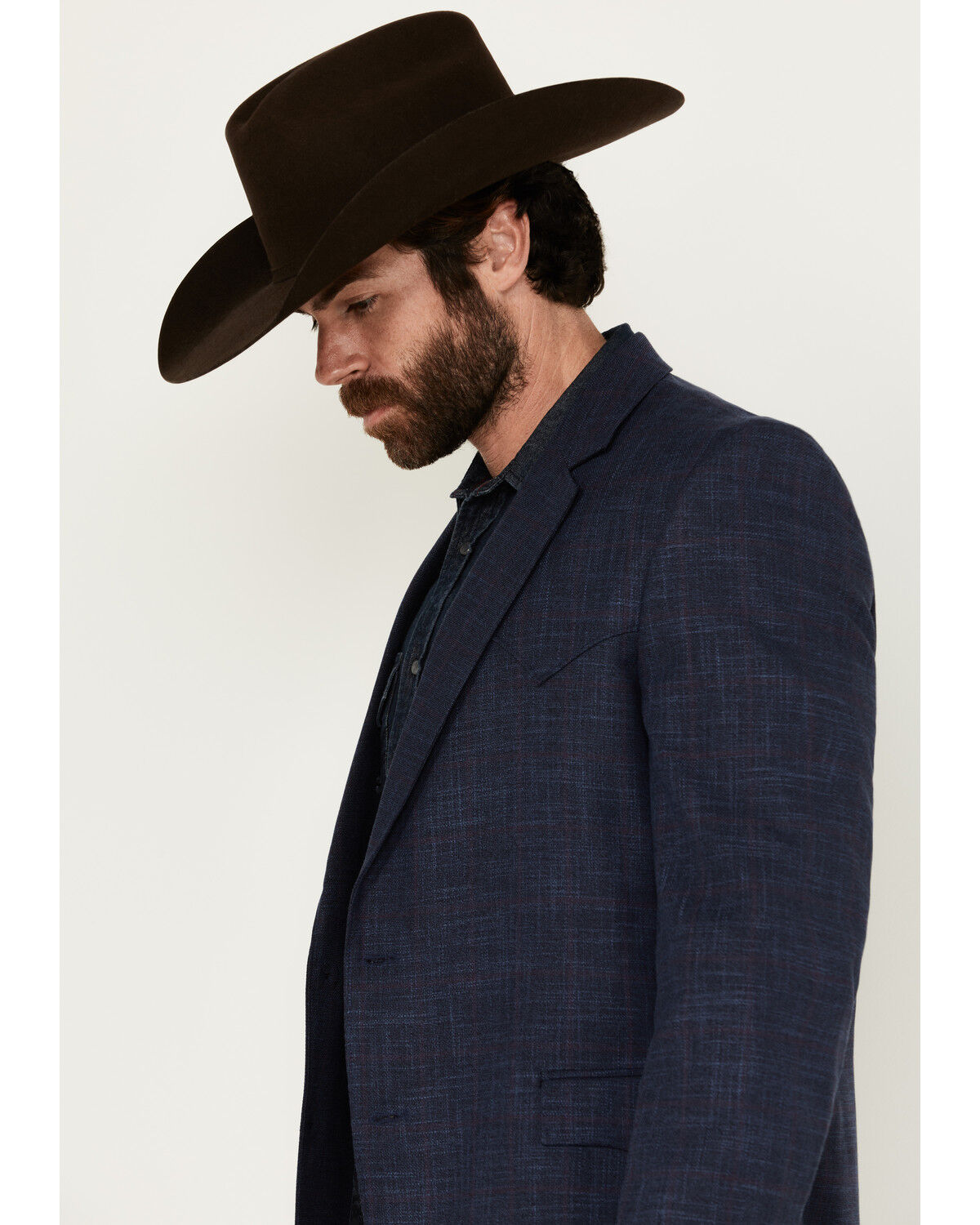 Circle S Men's Plaid Print Western Sportcoat - Big