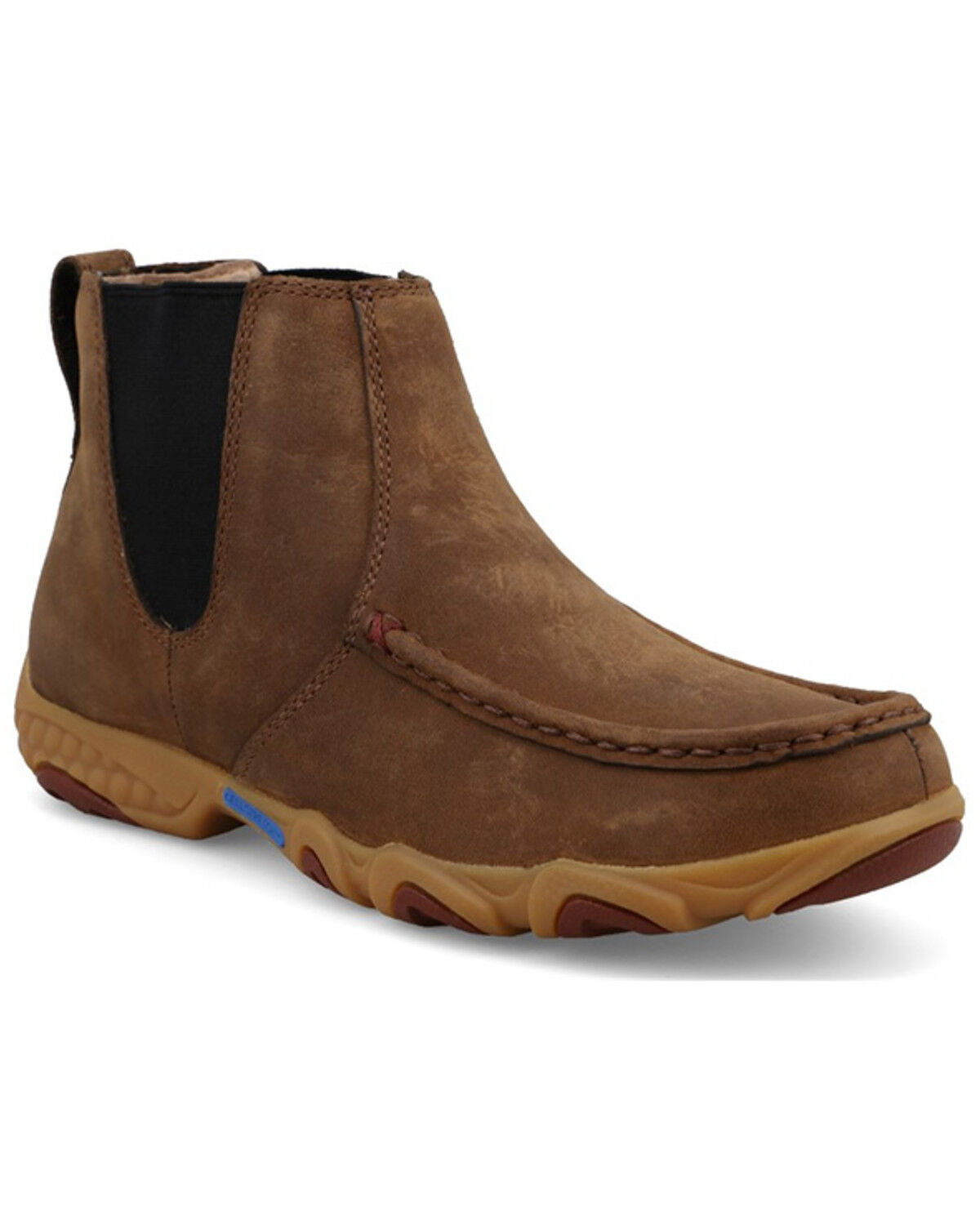 Twisted X Women's 4 Work Chelsea Driving Moc Shoes - Moc Toe